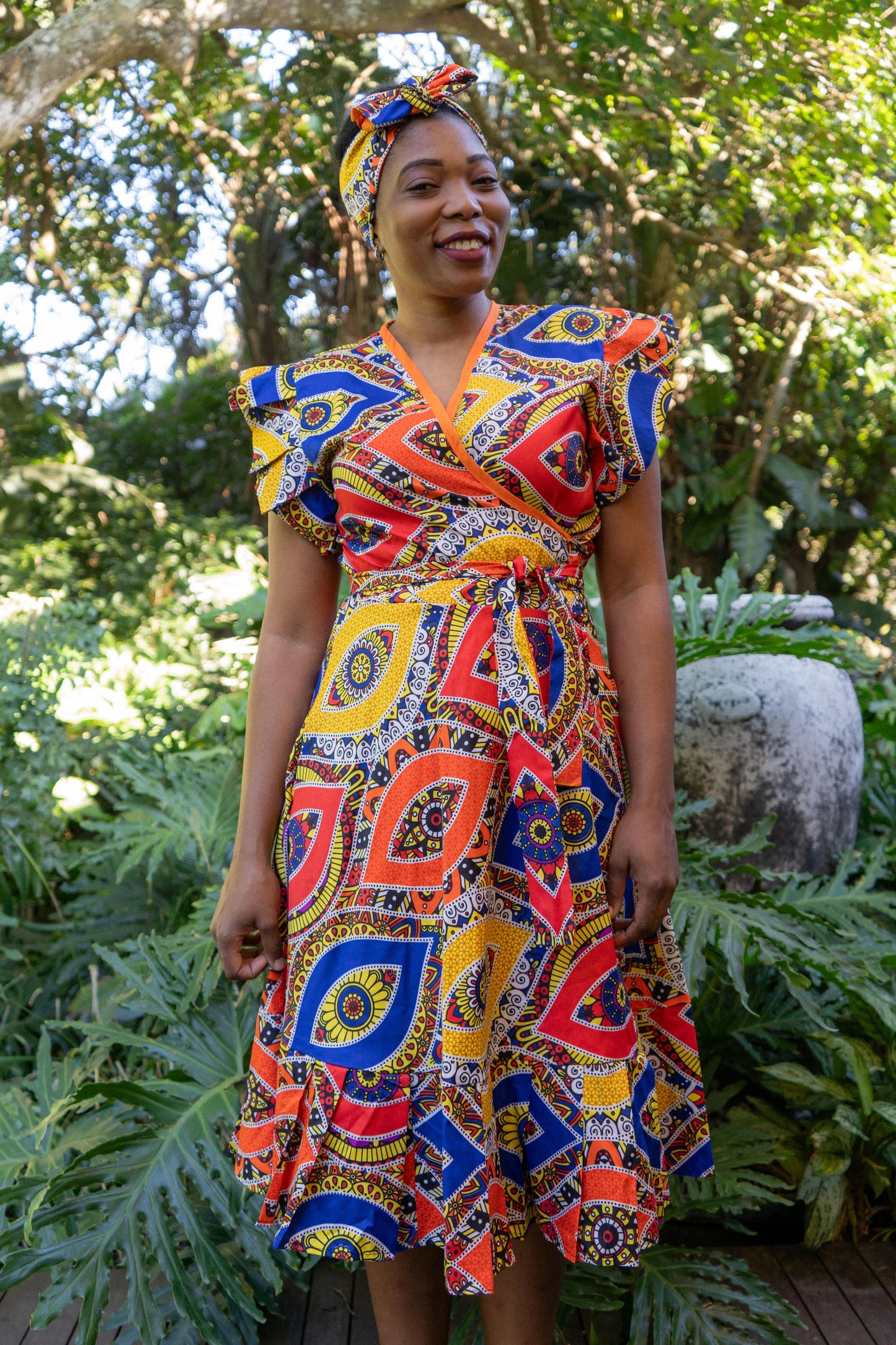 THE UKHWINI WRAP / JAVA PRINT