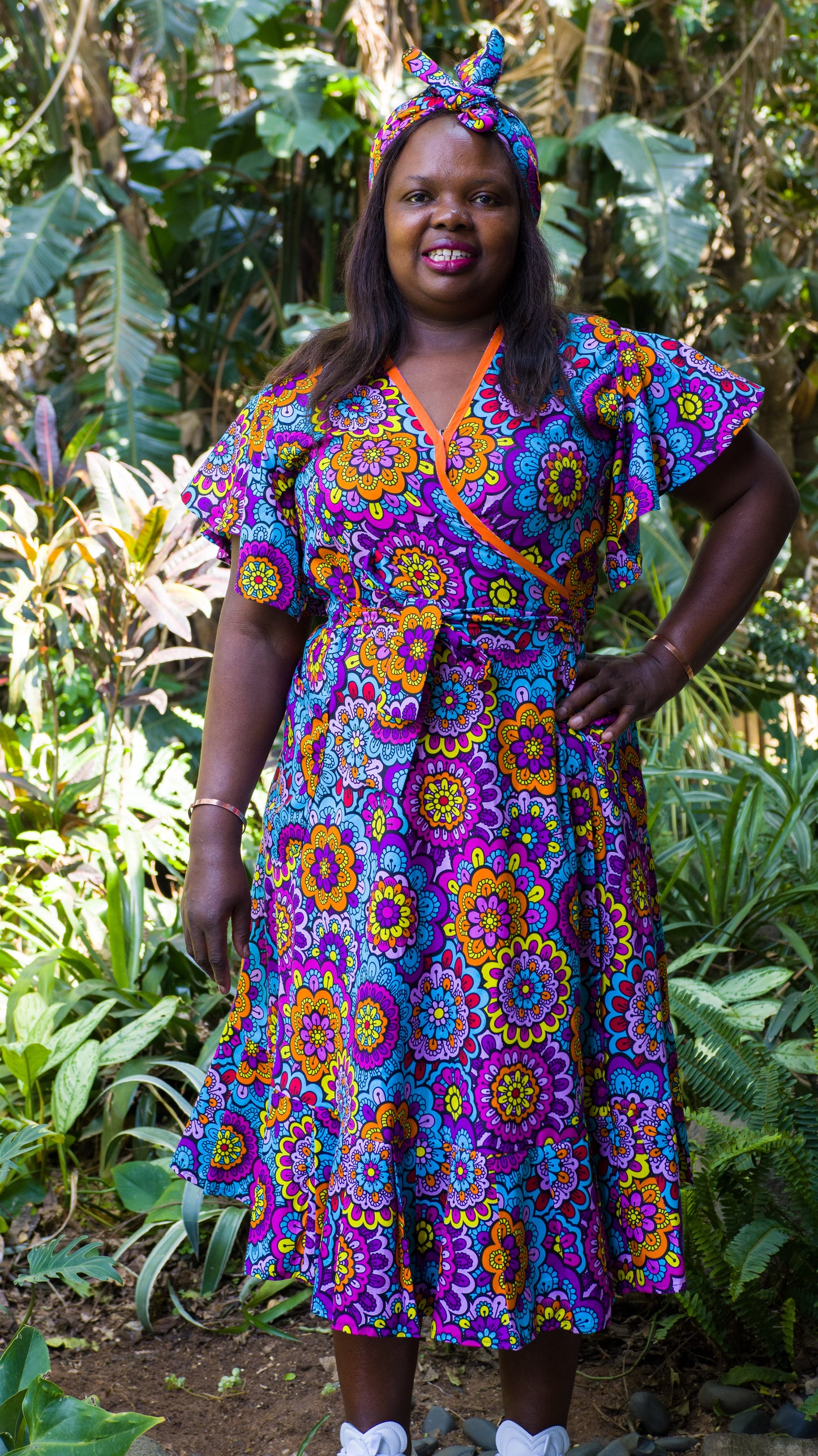 THE PINAFORE WRAP / AMANI PRINT
