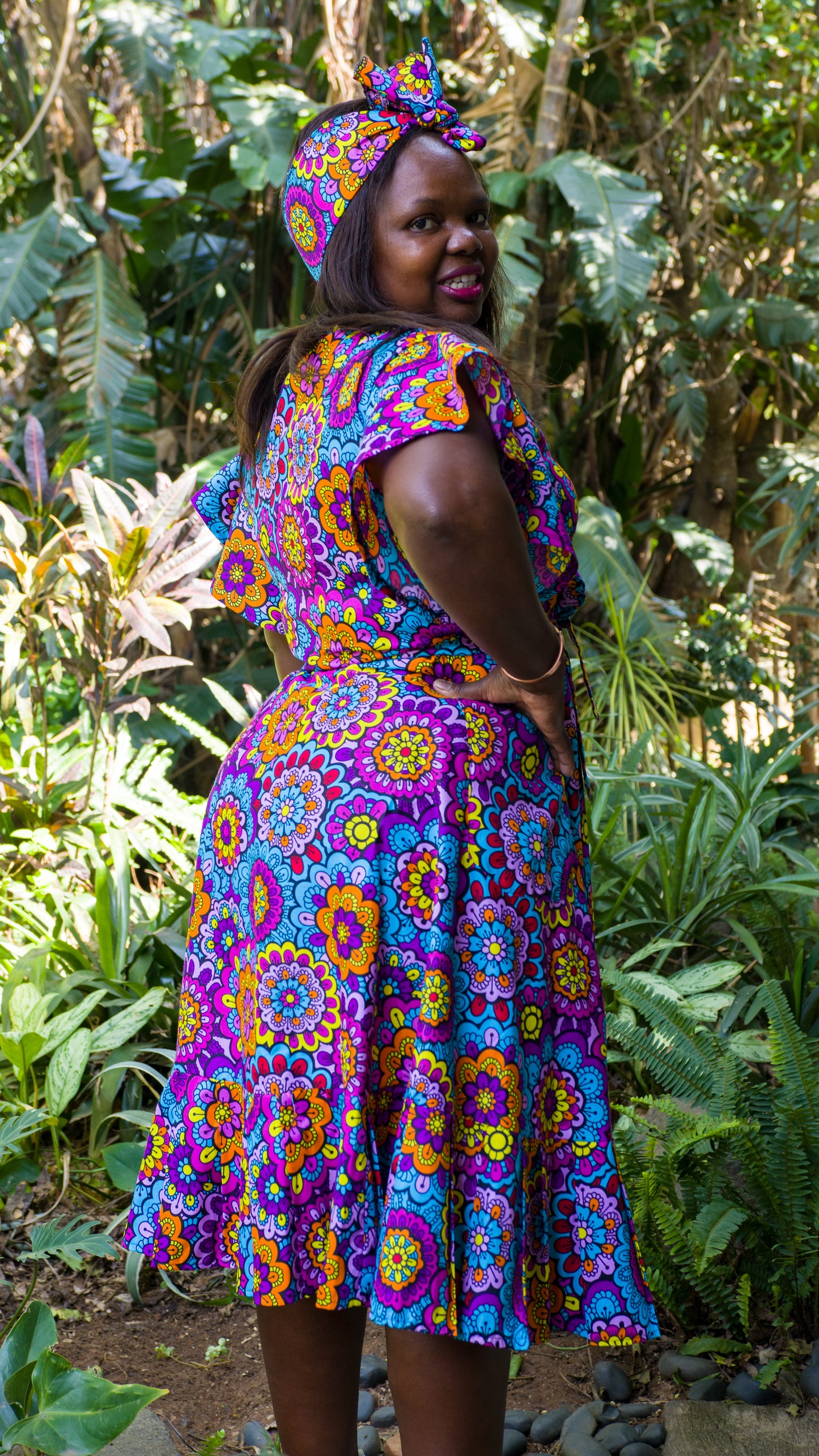 THE PINAFORE WRAP / AMANI PRINT