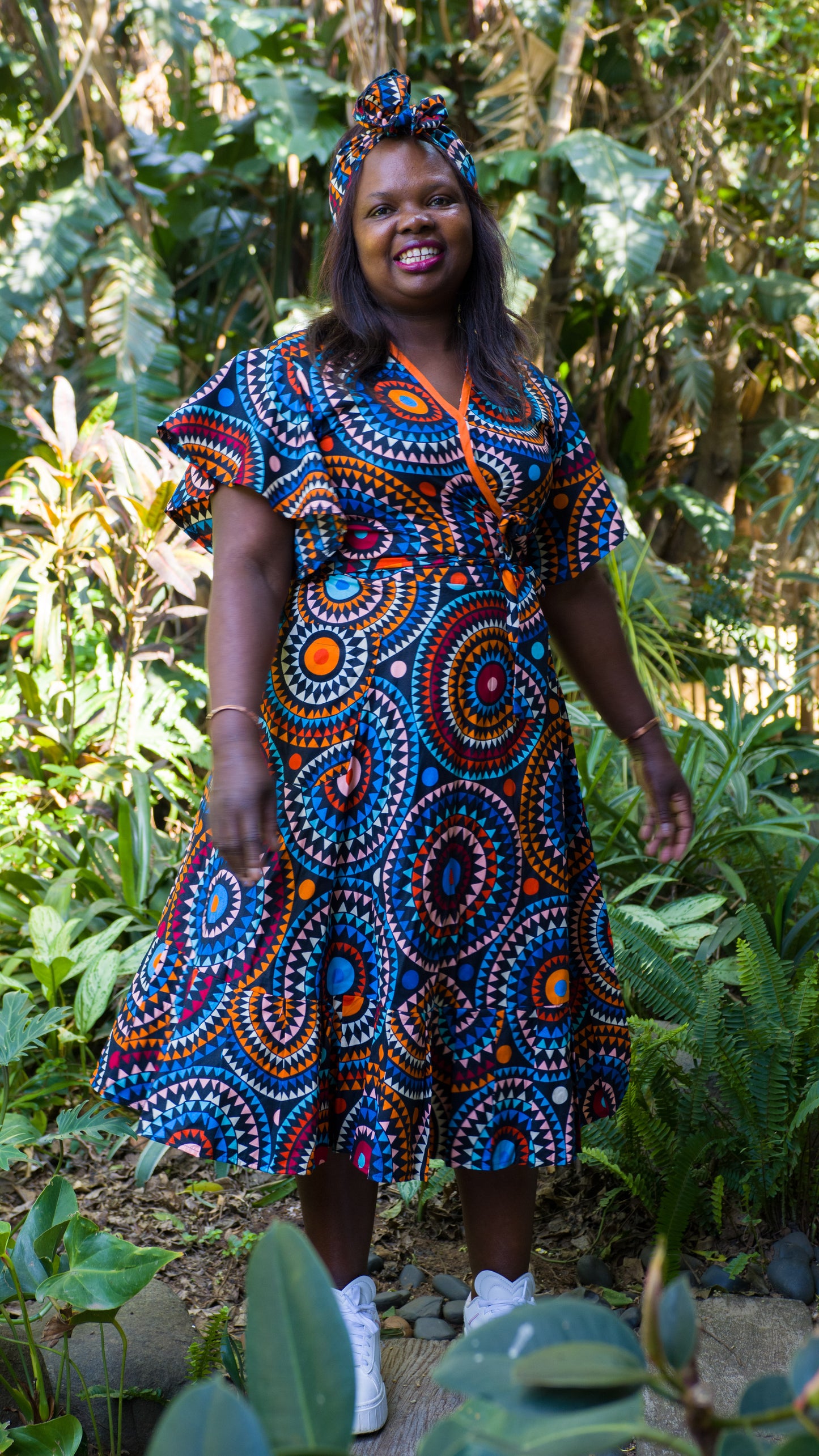 THE PINAFORE WRAP / BARAKA PRINT