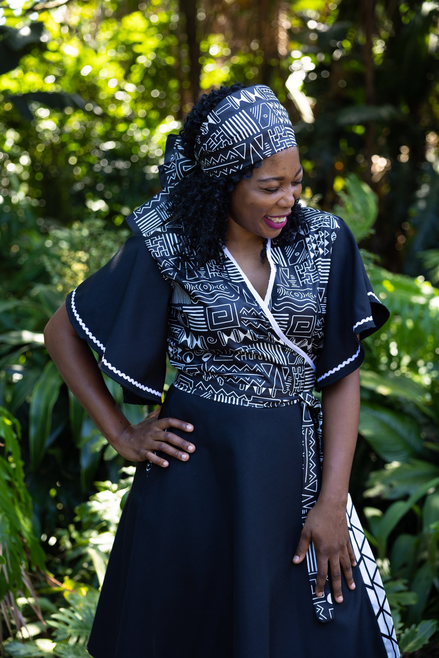THE NDUMI WRAP / CHA-CHA PRINT