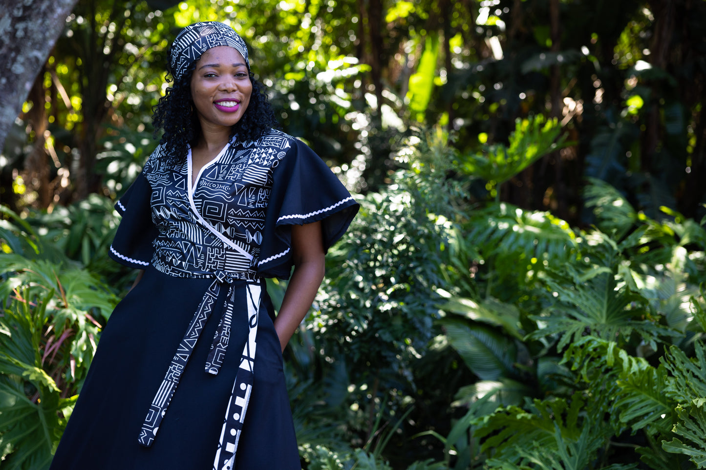 THE NDUMI WRAP / CHA-CHA PRINT