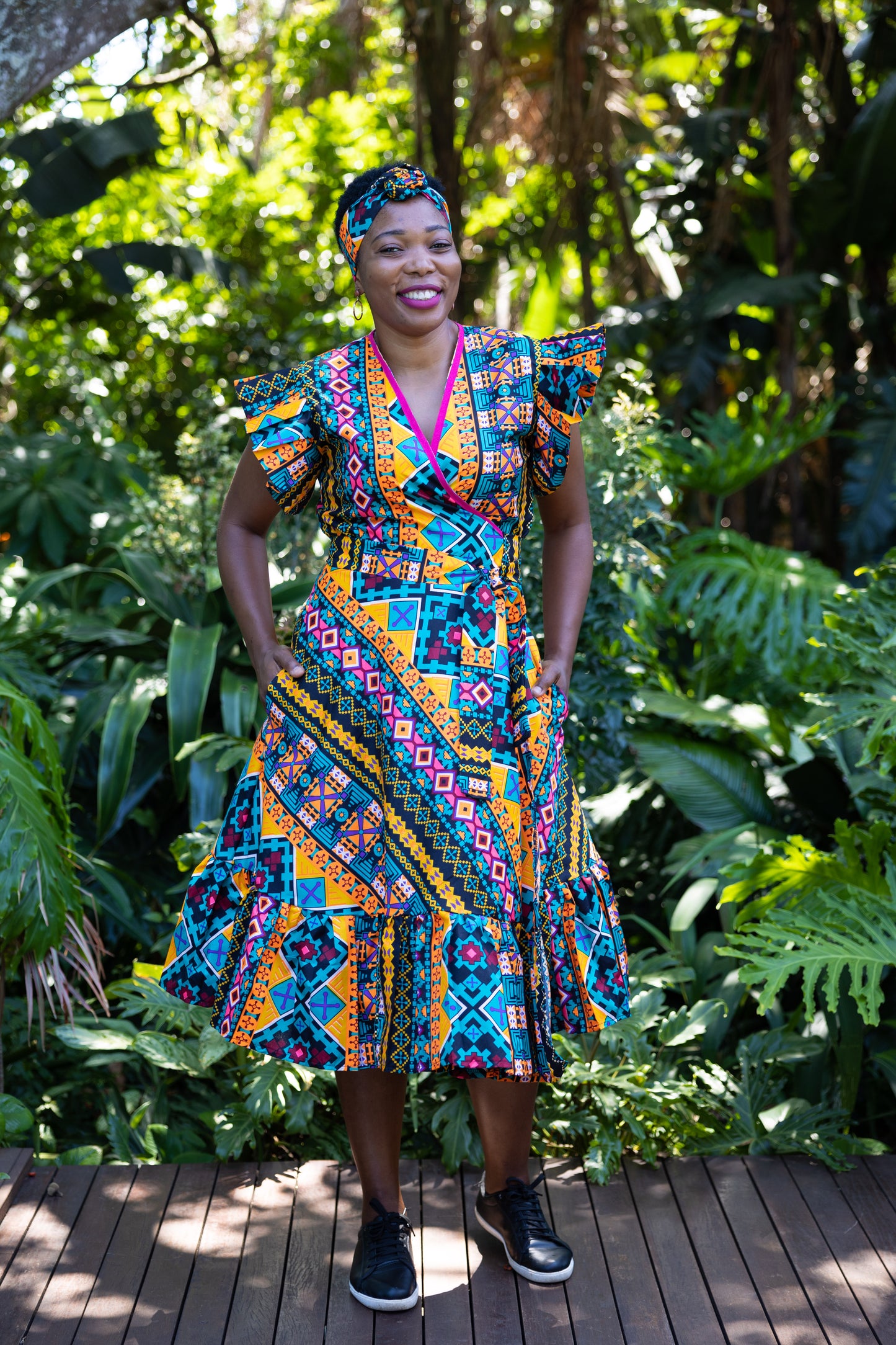 THE UKHWINI WRAP / KENTE PRINT