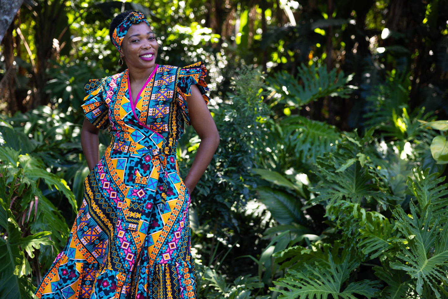 THE UKHWINI WRAP / KENTE PRINT