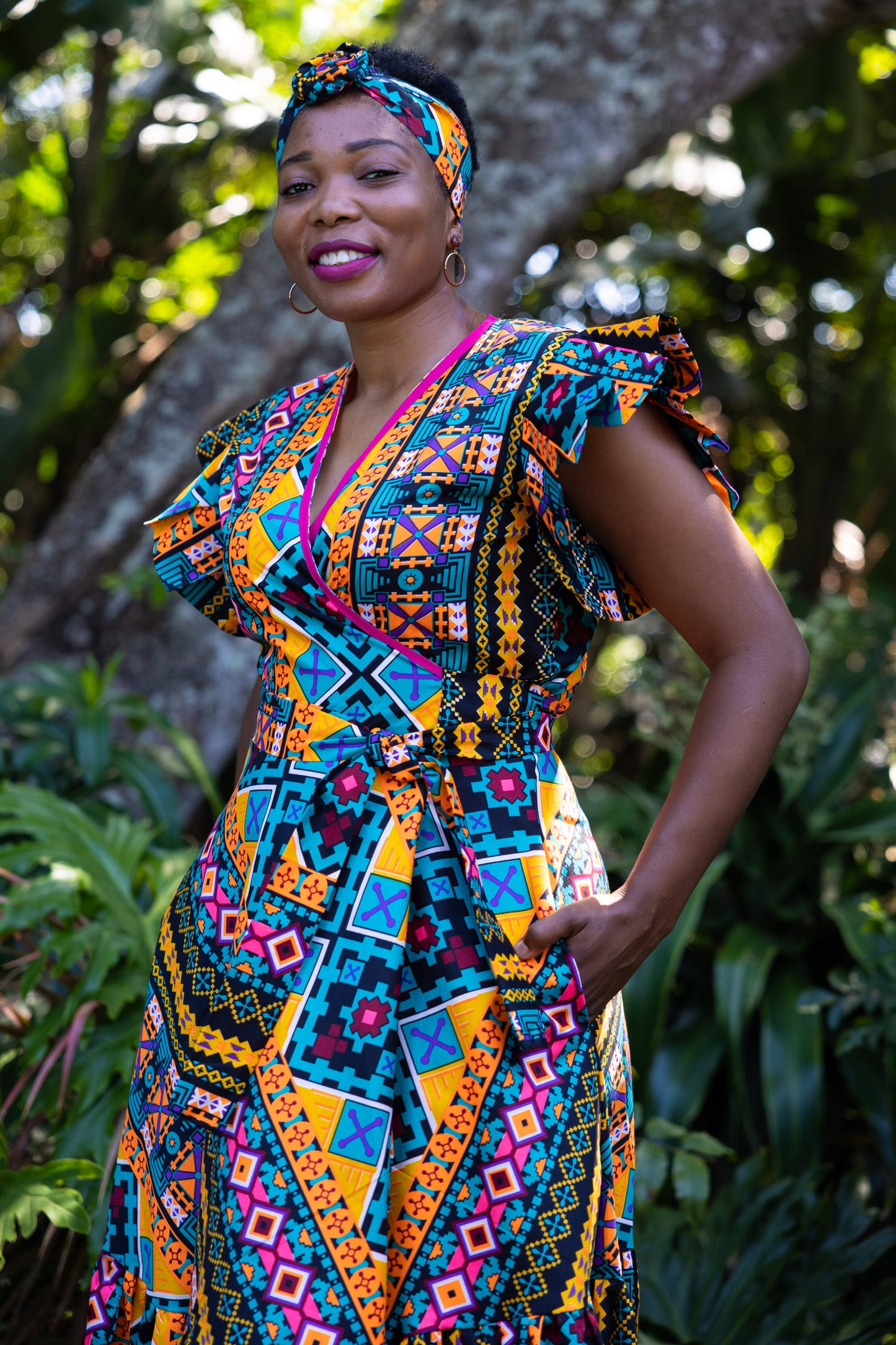 THE UKHWINI WRAP / KENTE PRINT