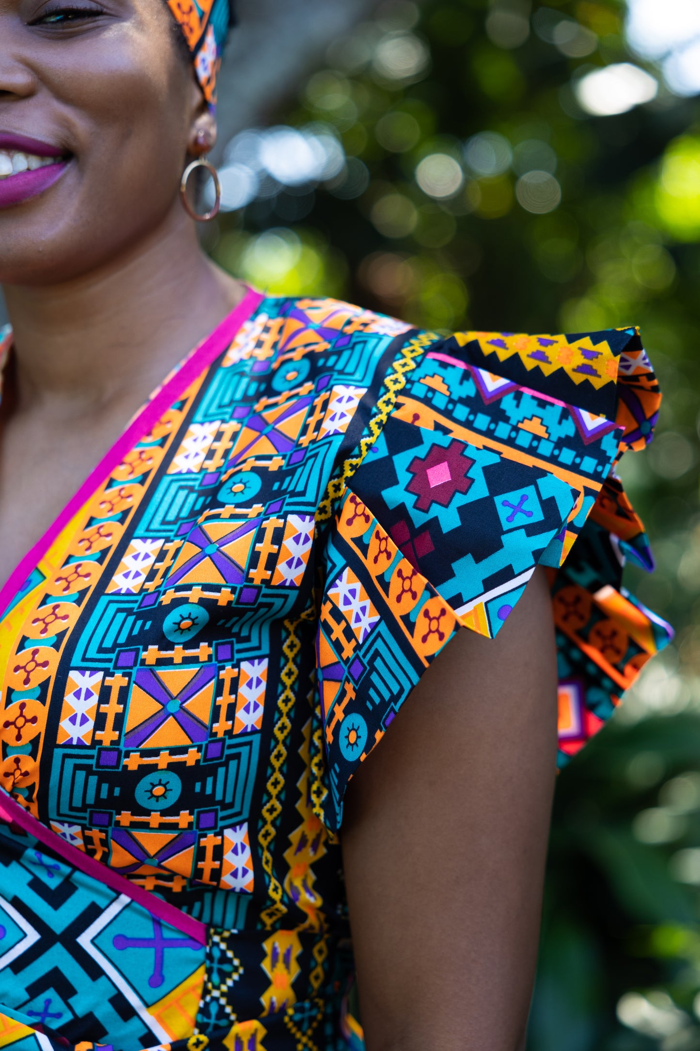 THE UKHWINI WRAP / KENTE PRINT