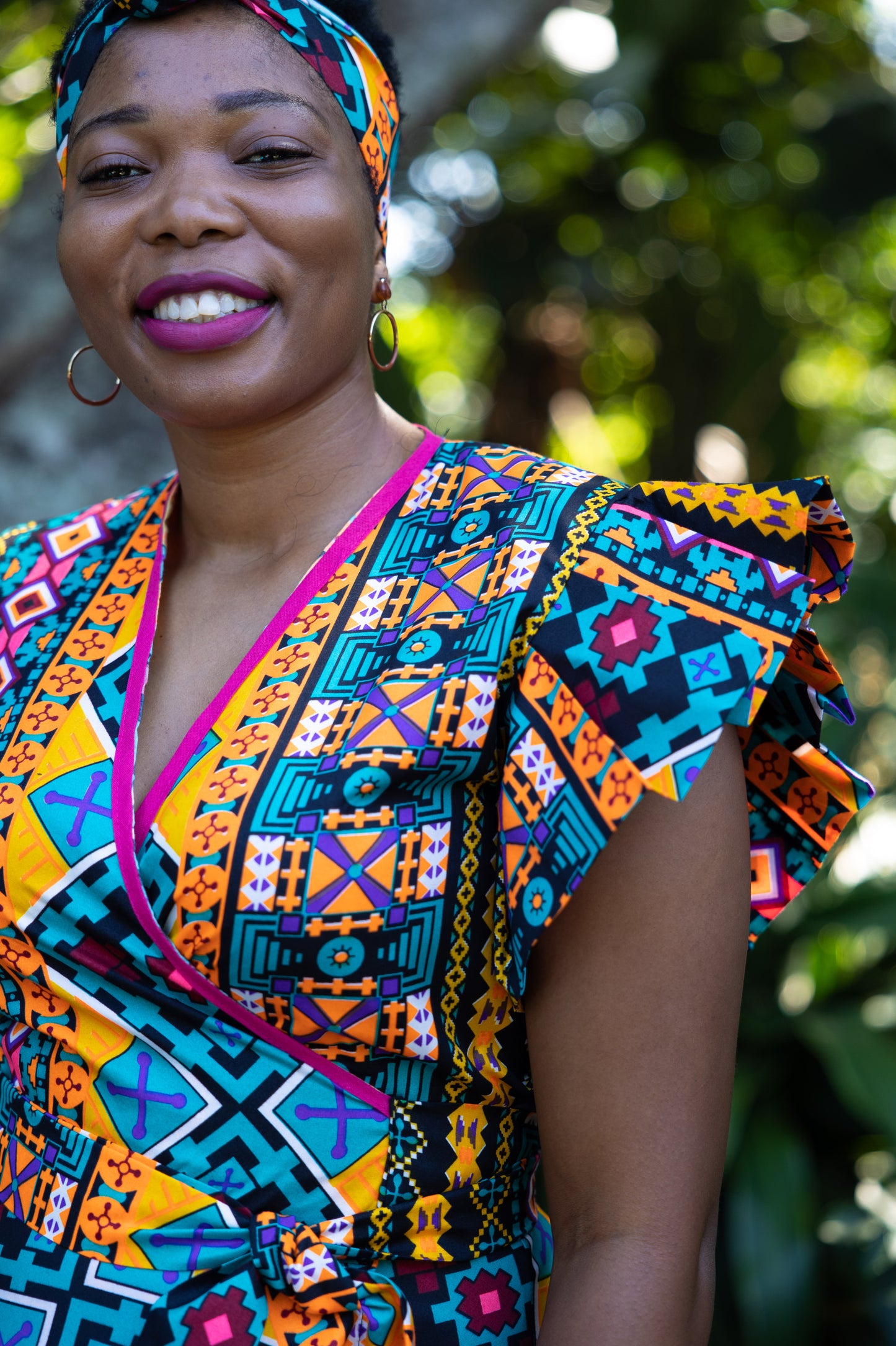 THE UKHWINI WRAP / KENTE PRINT
