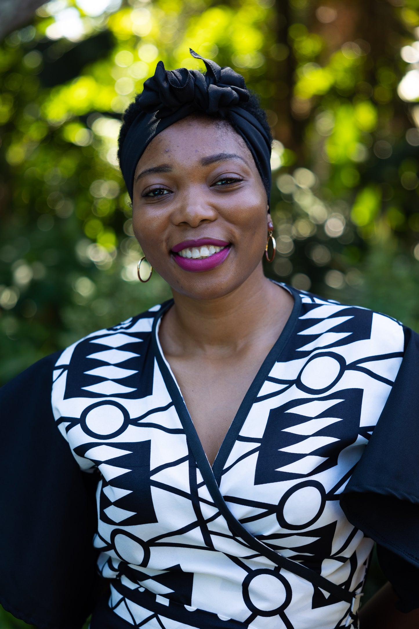 THE PINAFORE WRAP / KUBA PRINT