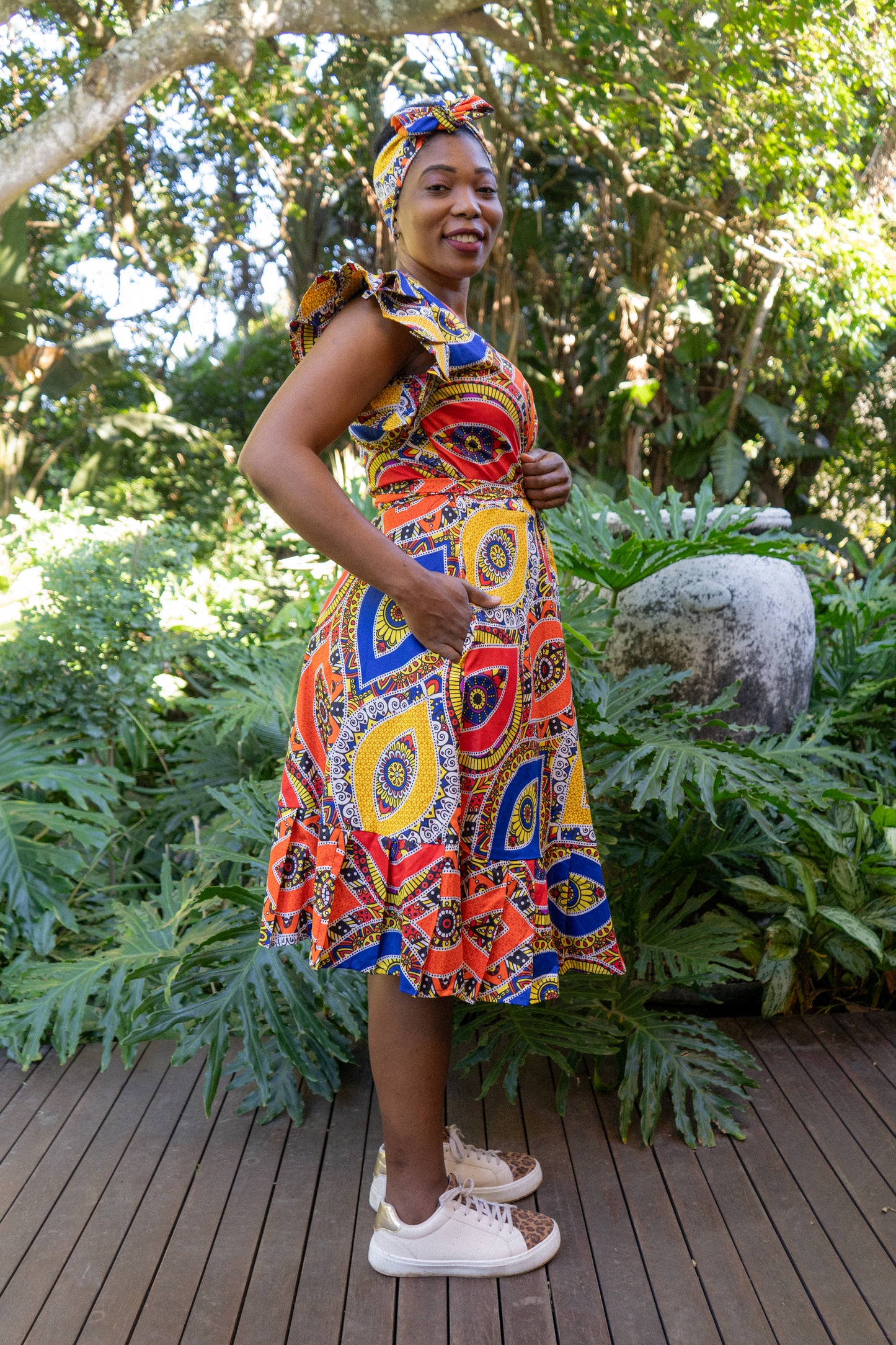 THE UKHWINI WRAP / JAVA PRINT