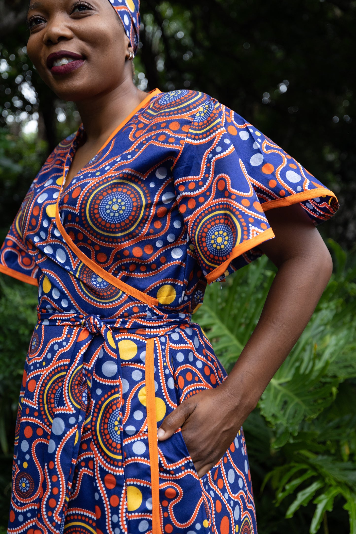 THE NDUMI WRAP / TAZAMA PRINT