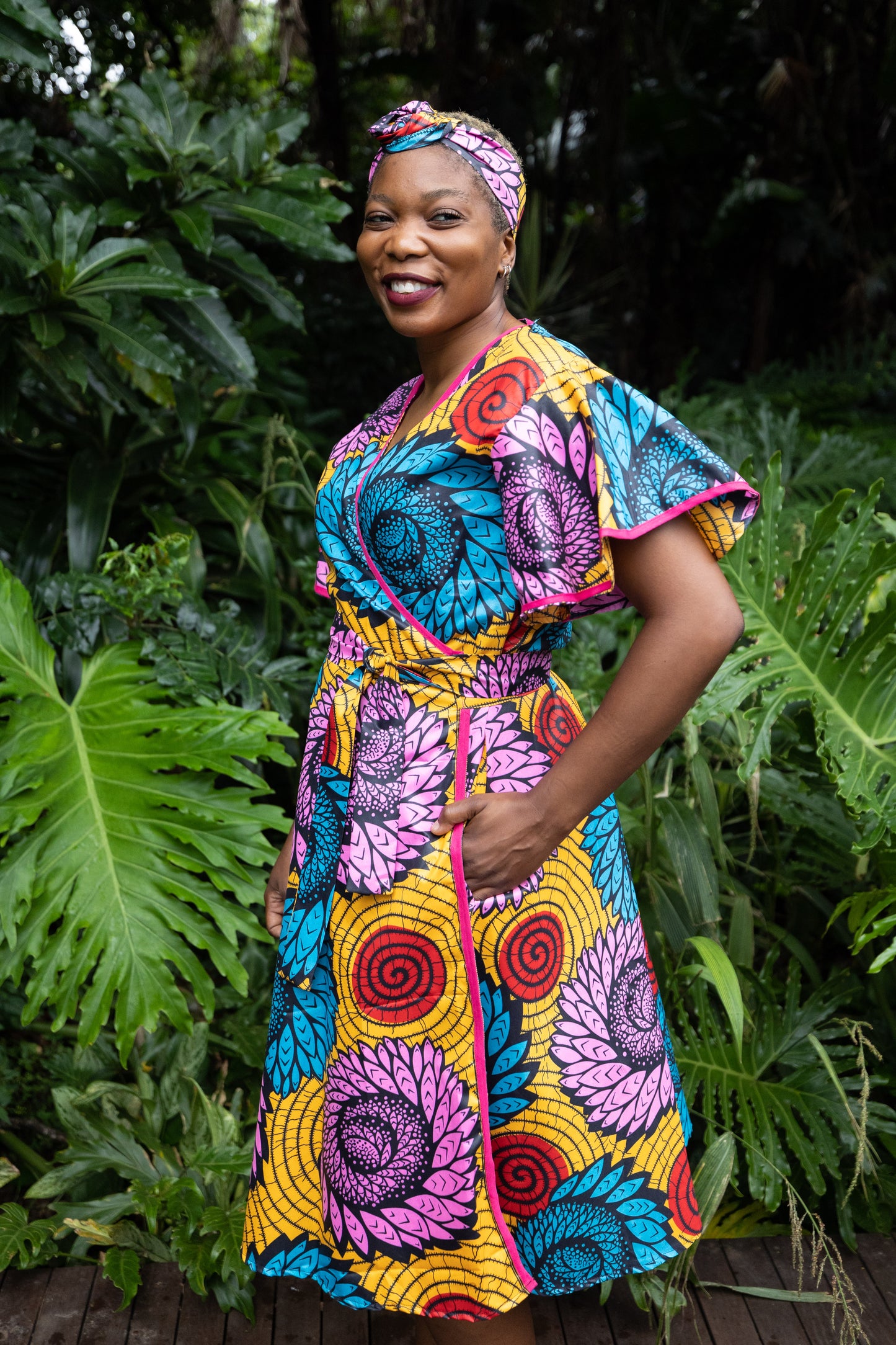 THE NDUMI WRAP / YAHYA PRINT