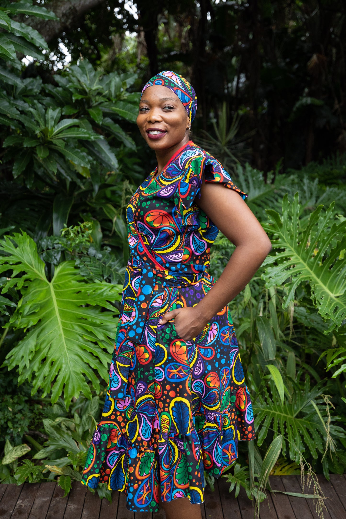 THE UKHWINI WRAP / TAMU PRINT