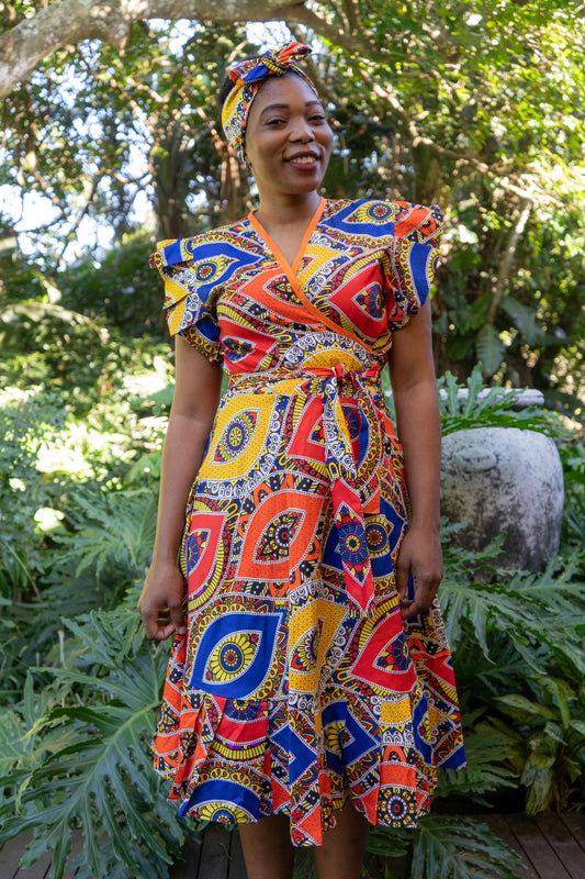 THE UKHWINI WRAP / JAVA PRINT