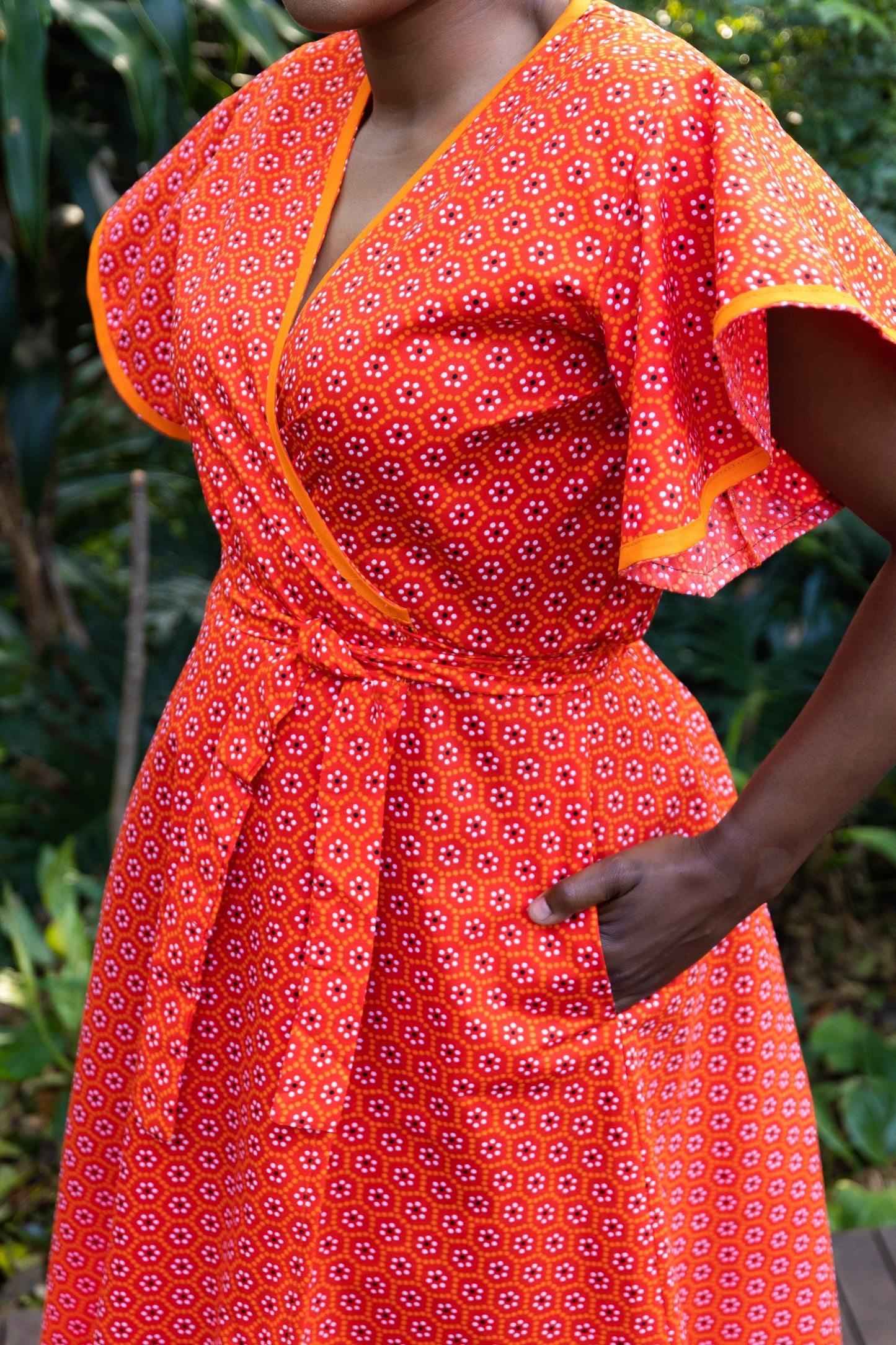 A NDUMI WRAP / ADE PRINT