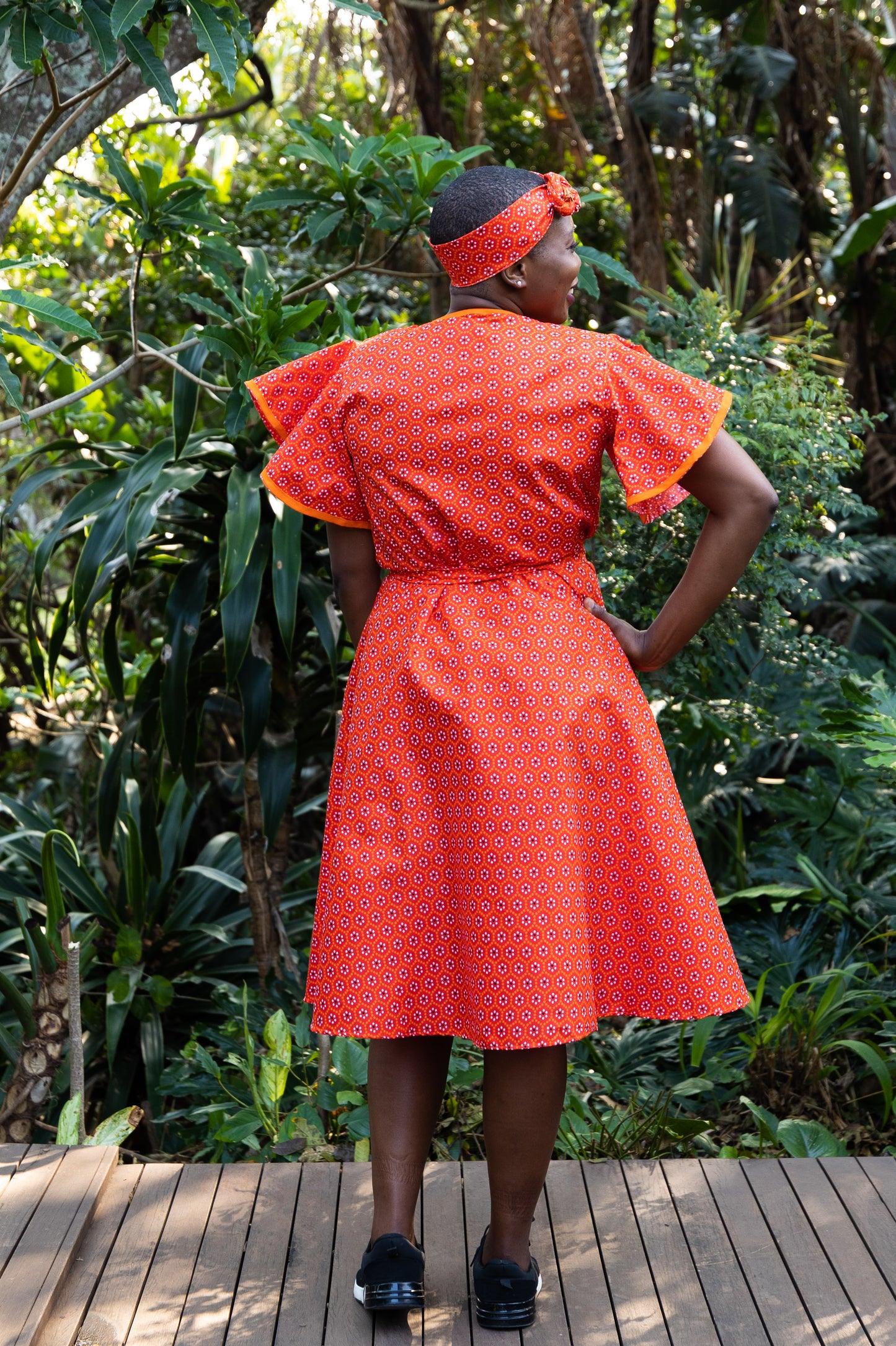 A NDUMI WRAP / ADE PRINT