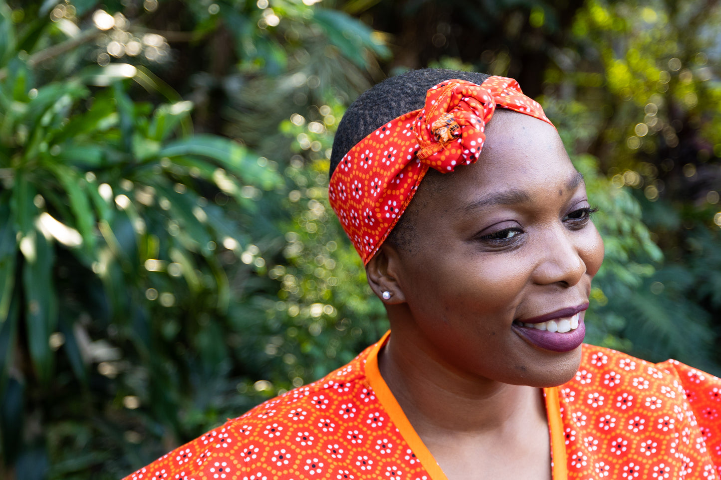 A NDUMI WRAP / ADE PRINT
