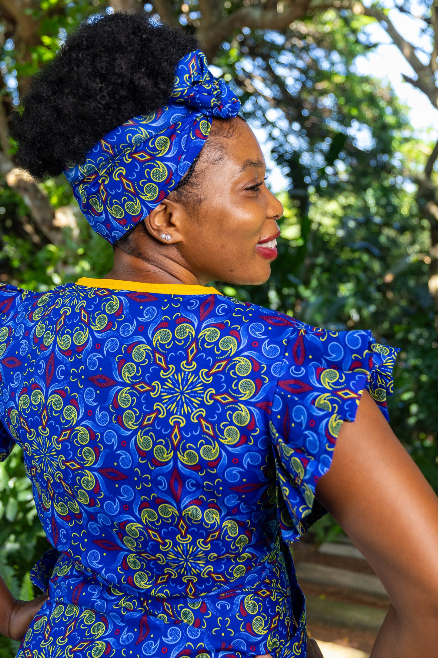 AN UKHWINI WRAP / BAHARI PRINT