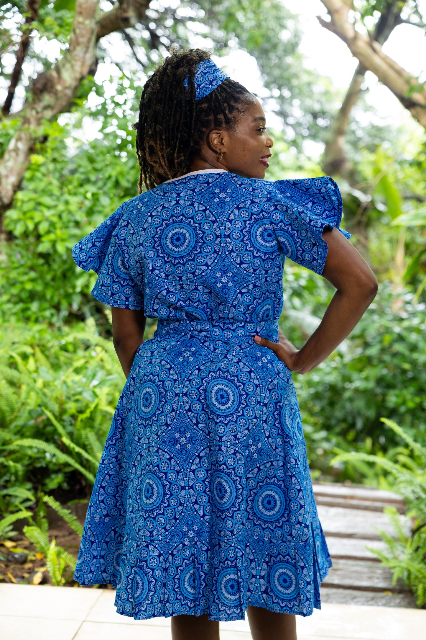 PINAFORE WRAP / IMANI PRINT