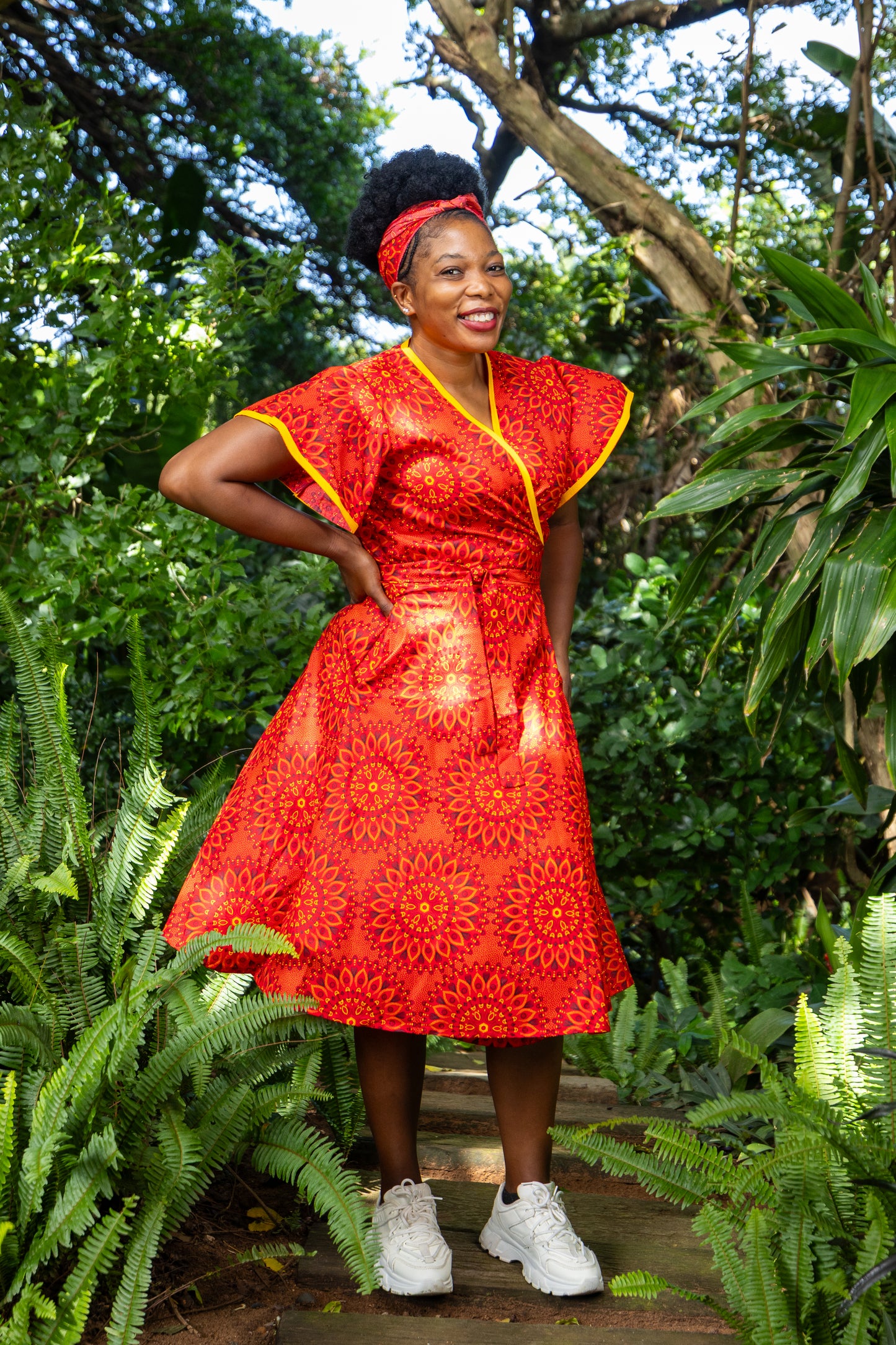 AN NDUMI WRAP / JUA PRINT