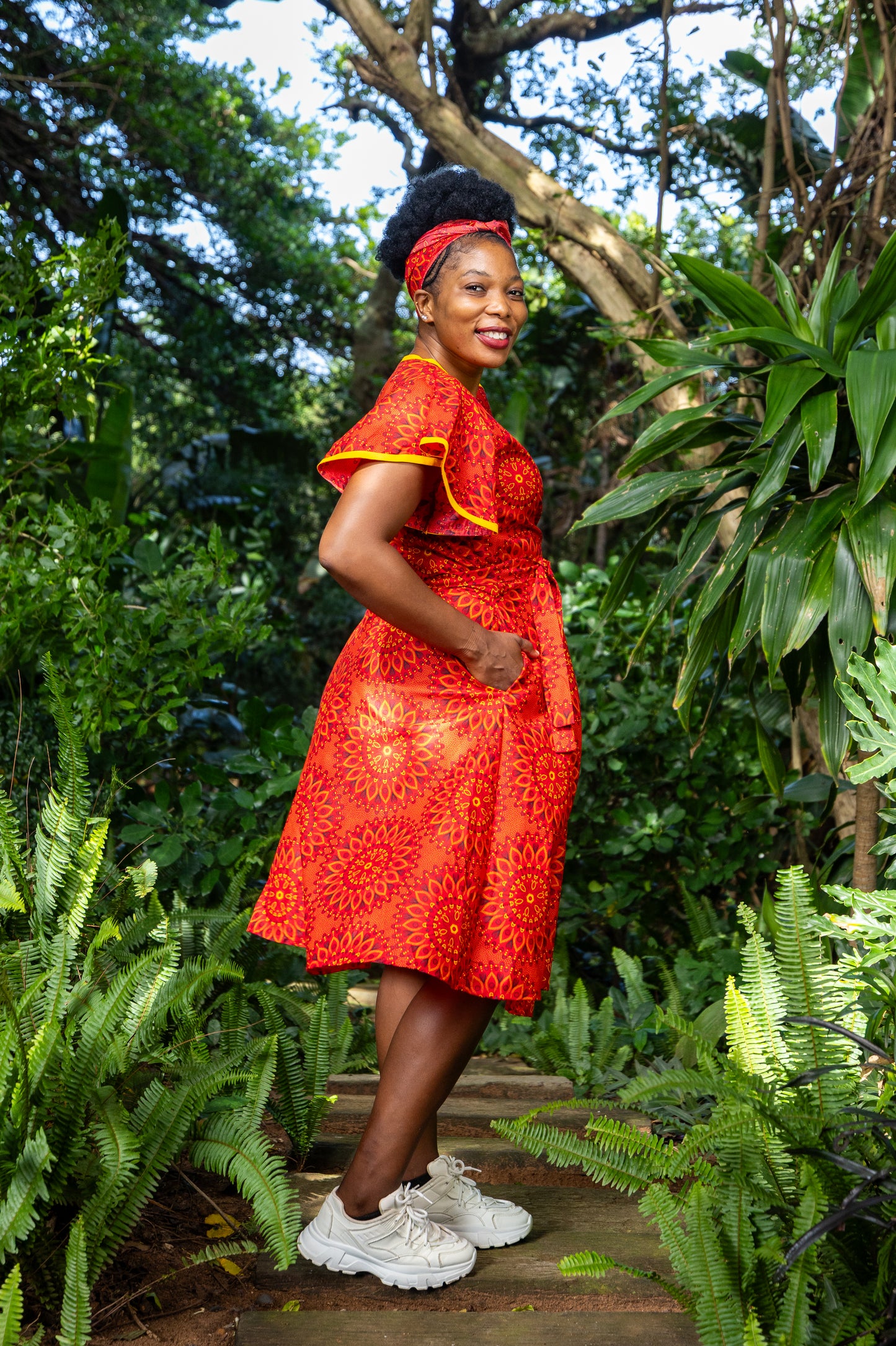 AN NDUMI WRAP / JUA PRINT