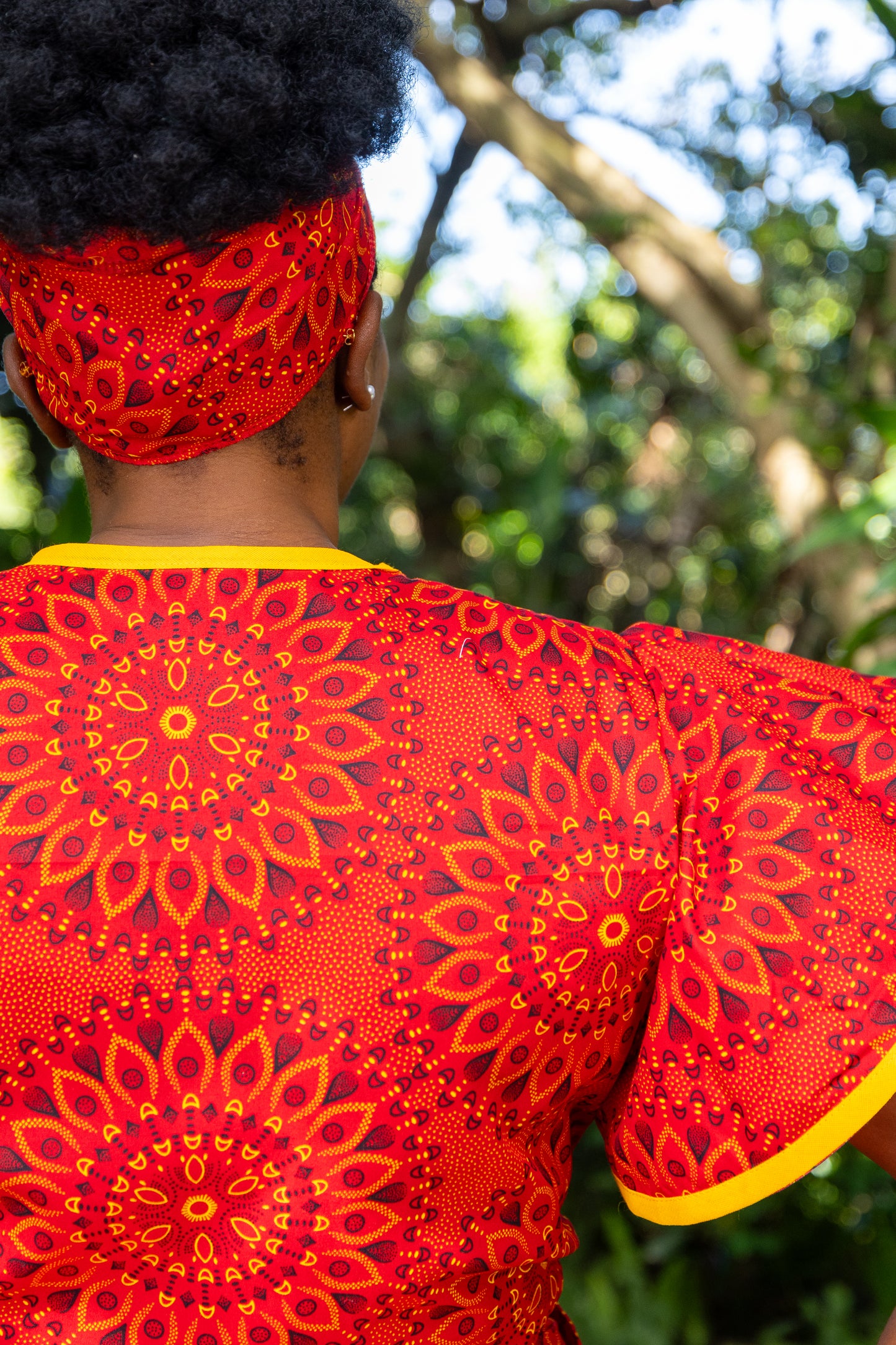 AN NDUMI WRAP / JUA PRINT