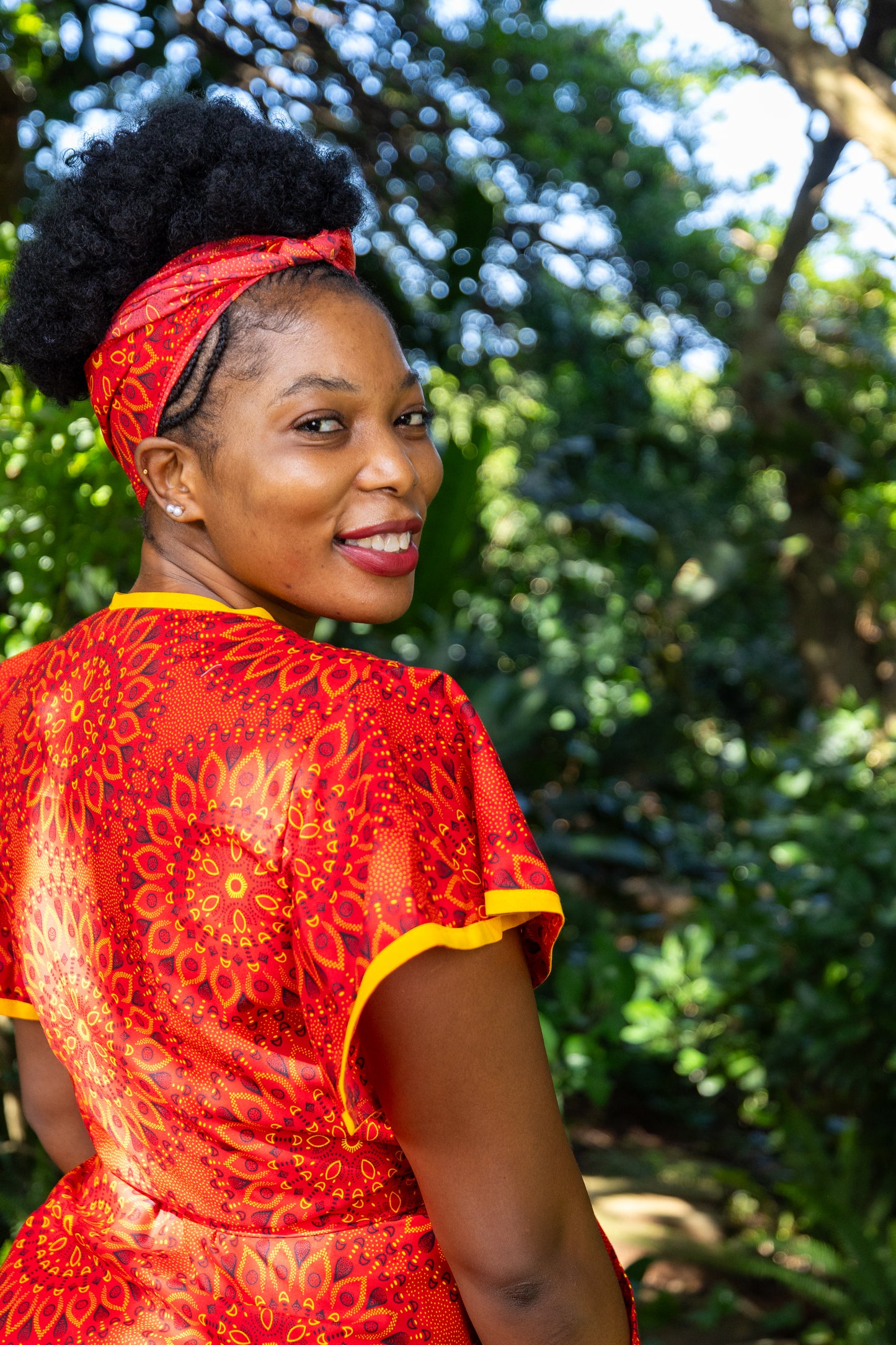 AN NDUMI WRAP / JUA PRINT