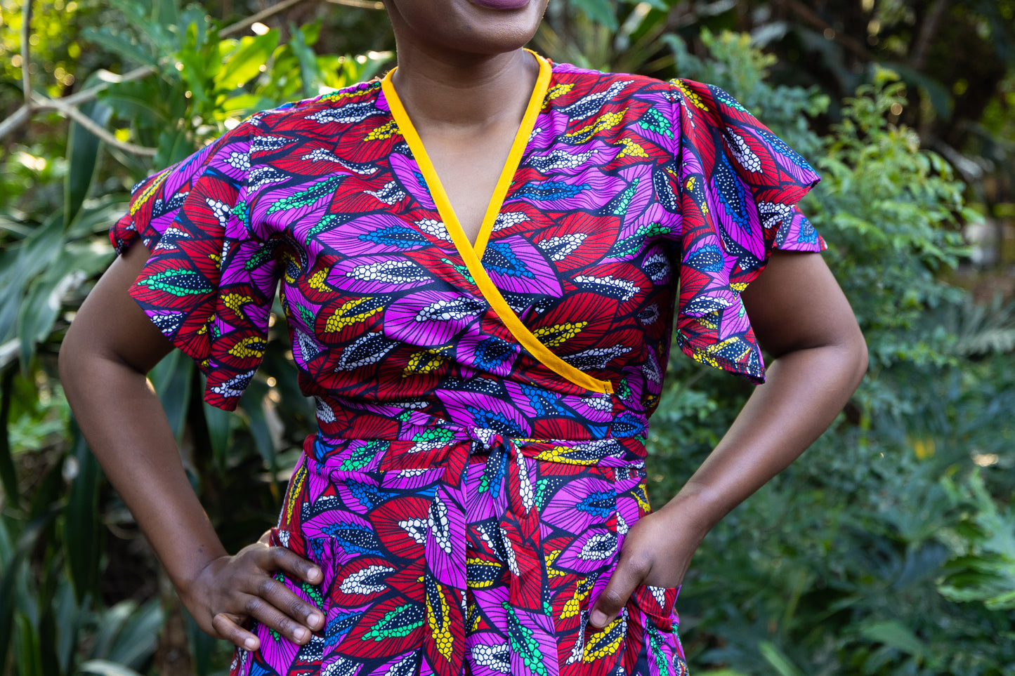 A PINAFORE WRAP / MABOKO PRINT