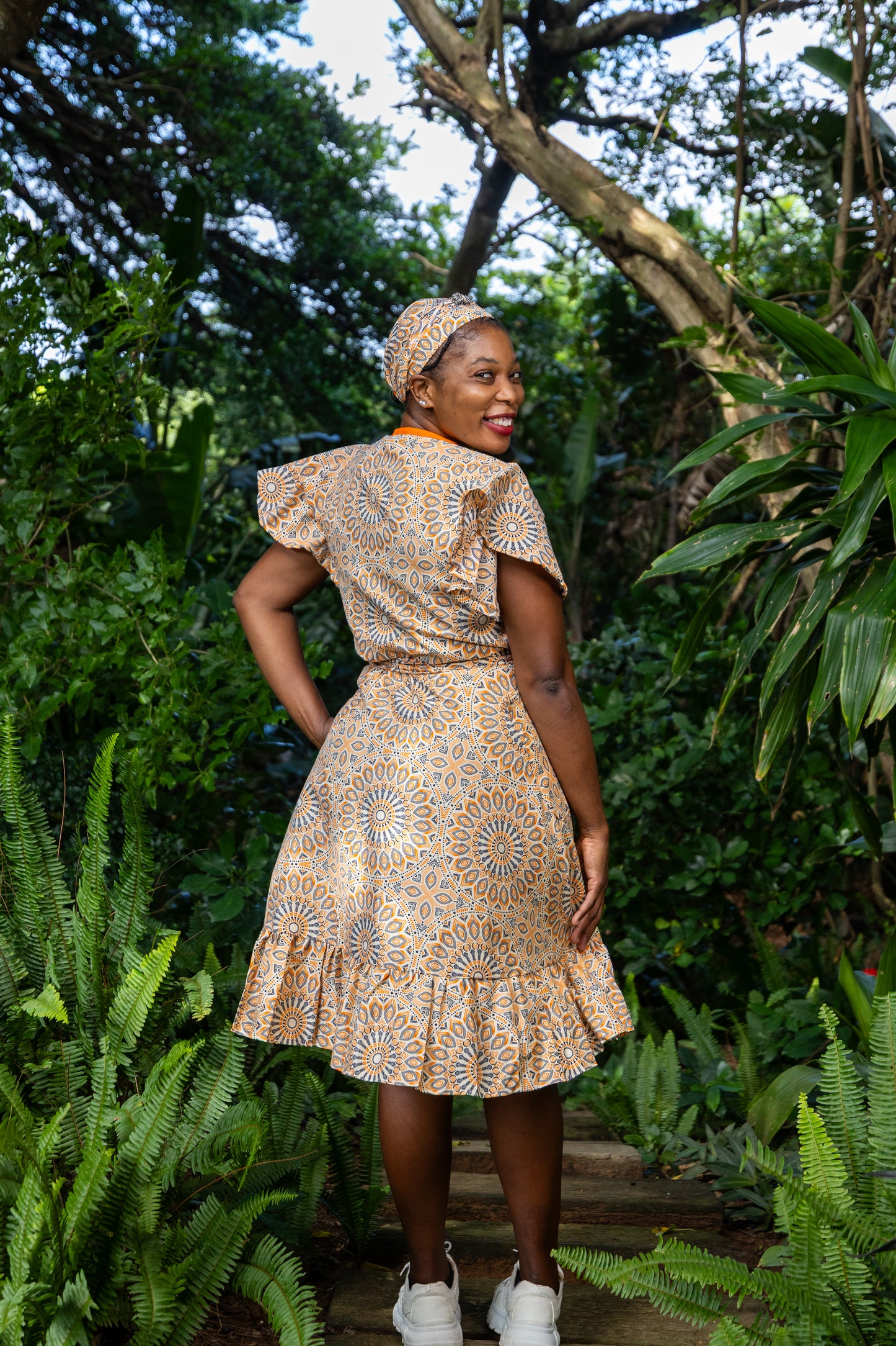 A PINAFORE WRAP / MIZANI PRINT