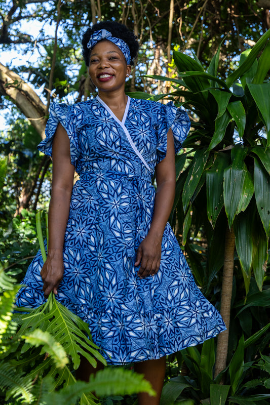 A PINAFORE WRAP / THABITI PRINT