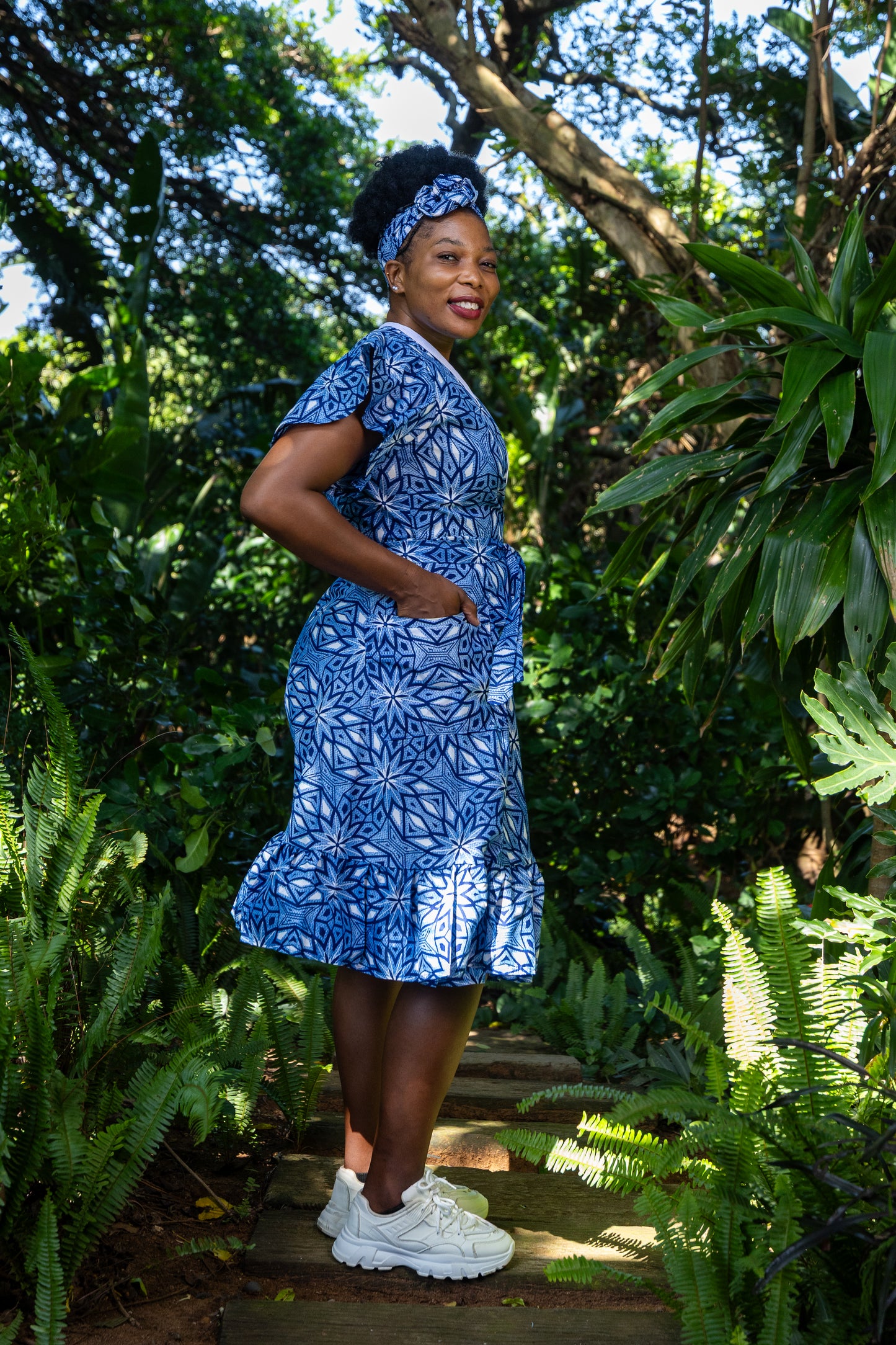 A PINAFORE WRAP / THABITI PRINT