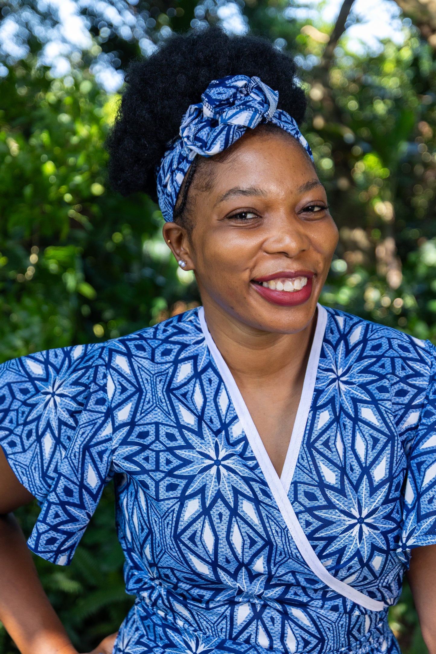 A PINAFORE WRAP / THABITI PRINT