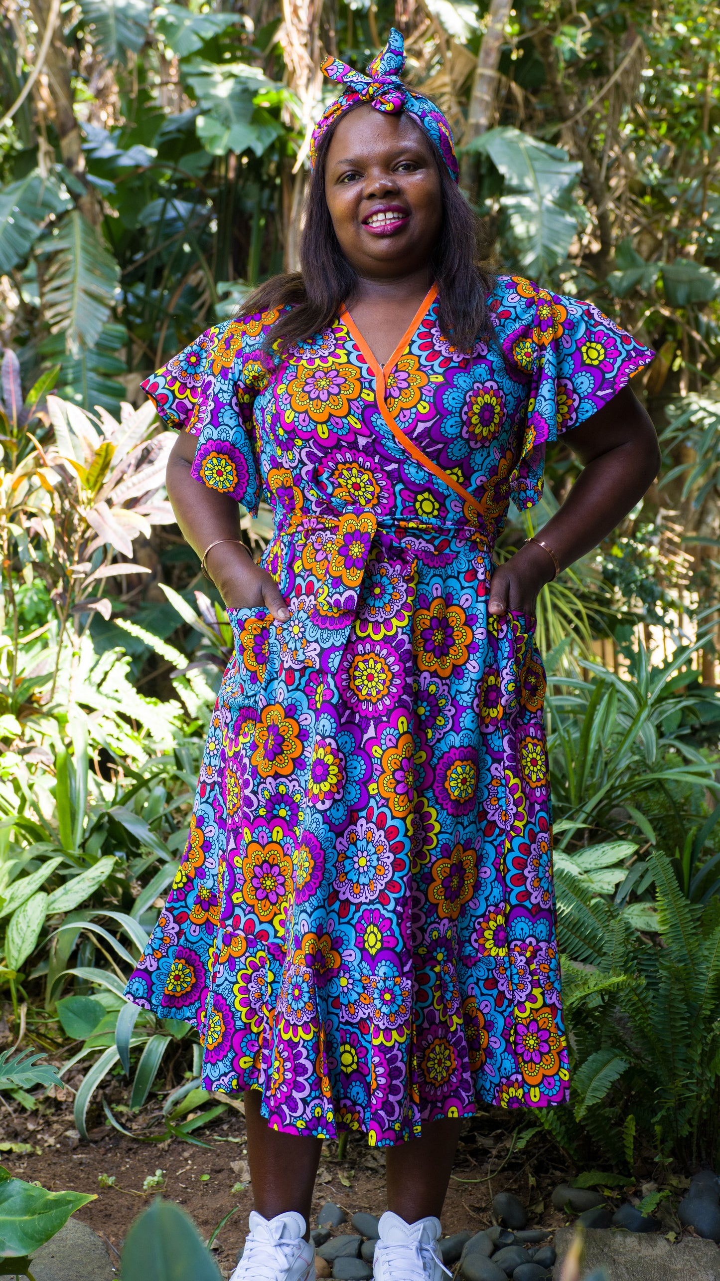 THE PINAFORE WRAP / AMANI PRINT