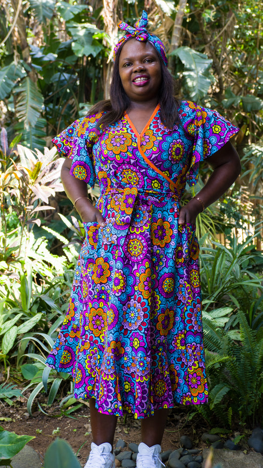 THE PINAFORE WRAP / AMANI PRINT