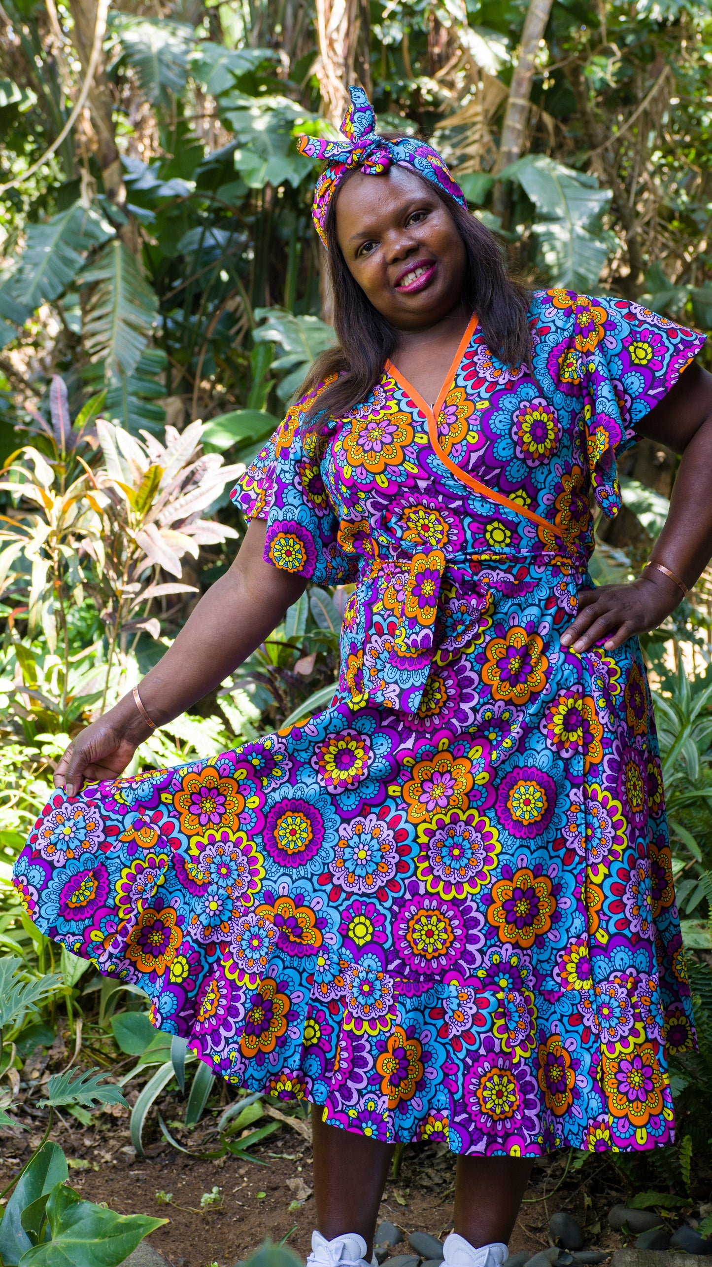 THE PINAFORE WRAP / AMANI PRINT