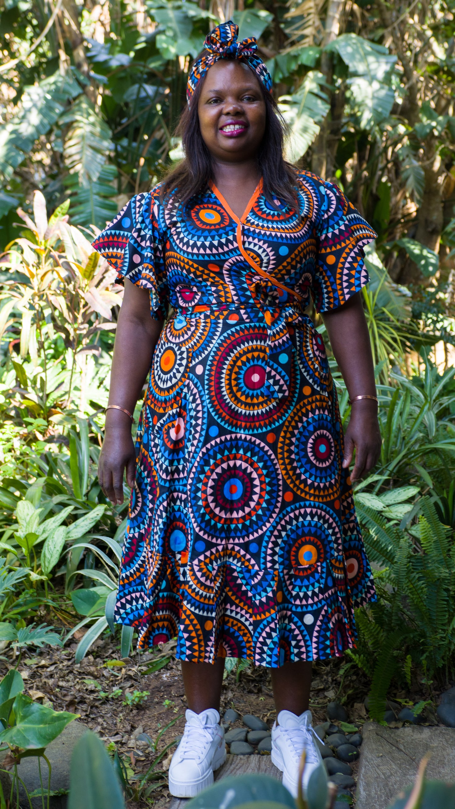 THE PINAFORE WRAP / BARAKA PRINT