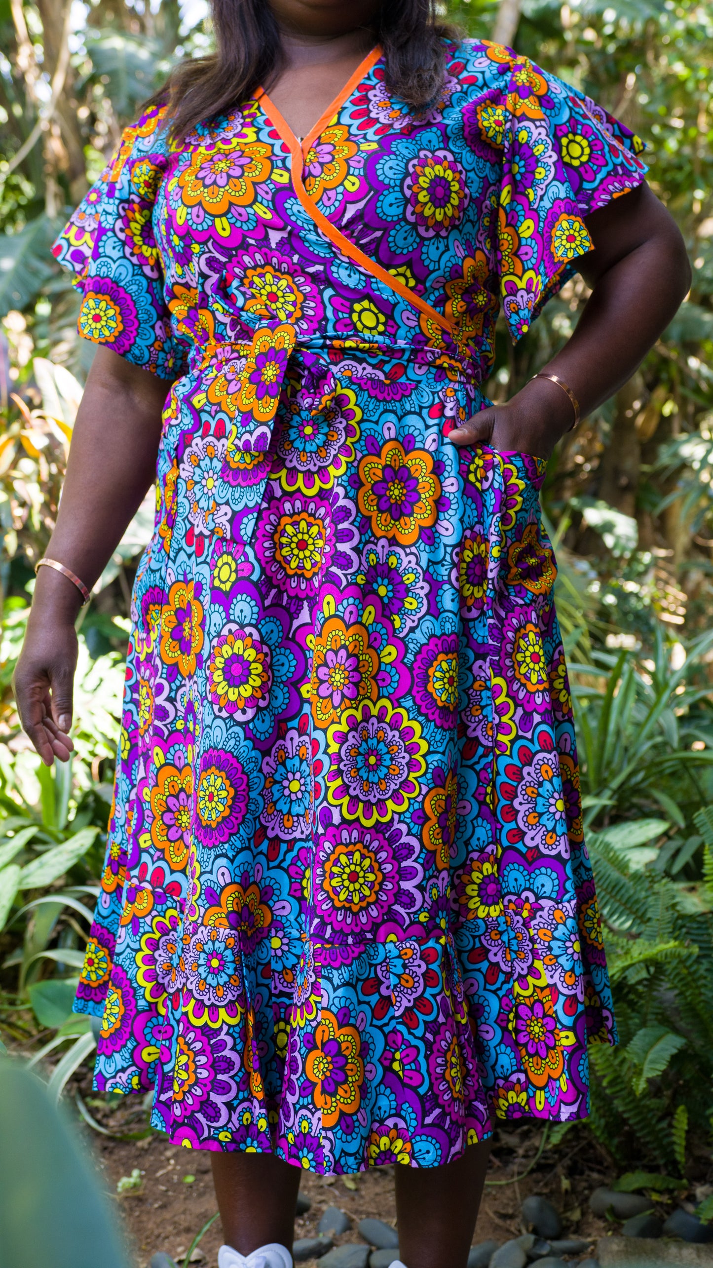 THE PINAFORE WRAP / AMANI PRINT