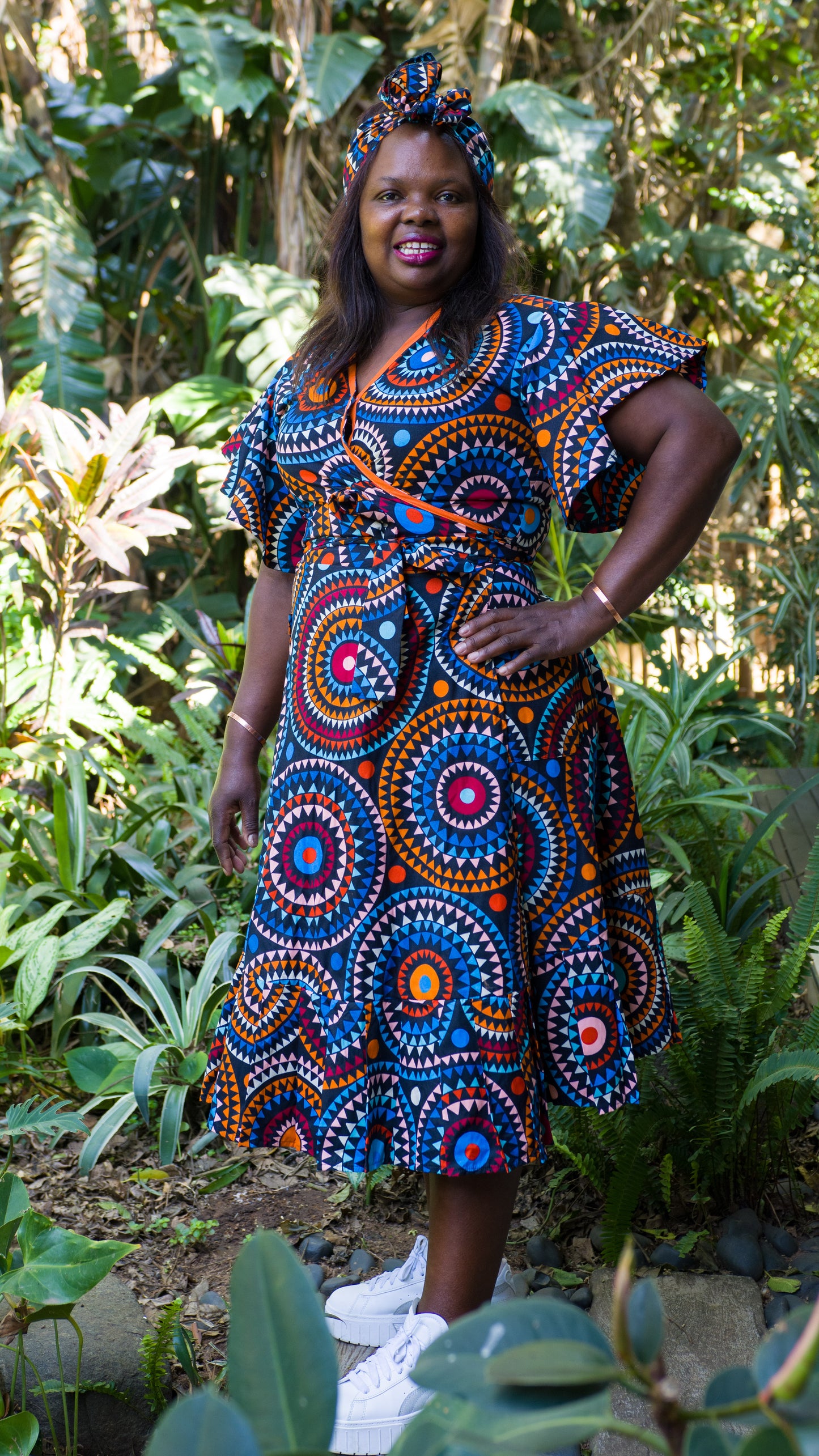 THE PINAFORE WRAP / BARAKA PRINT