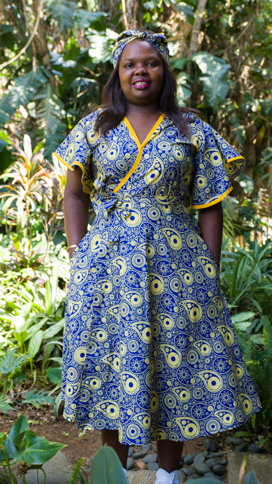 THE NDUMI WRAP / MALAIKA PRINT