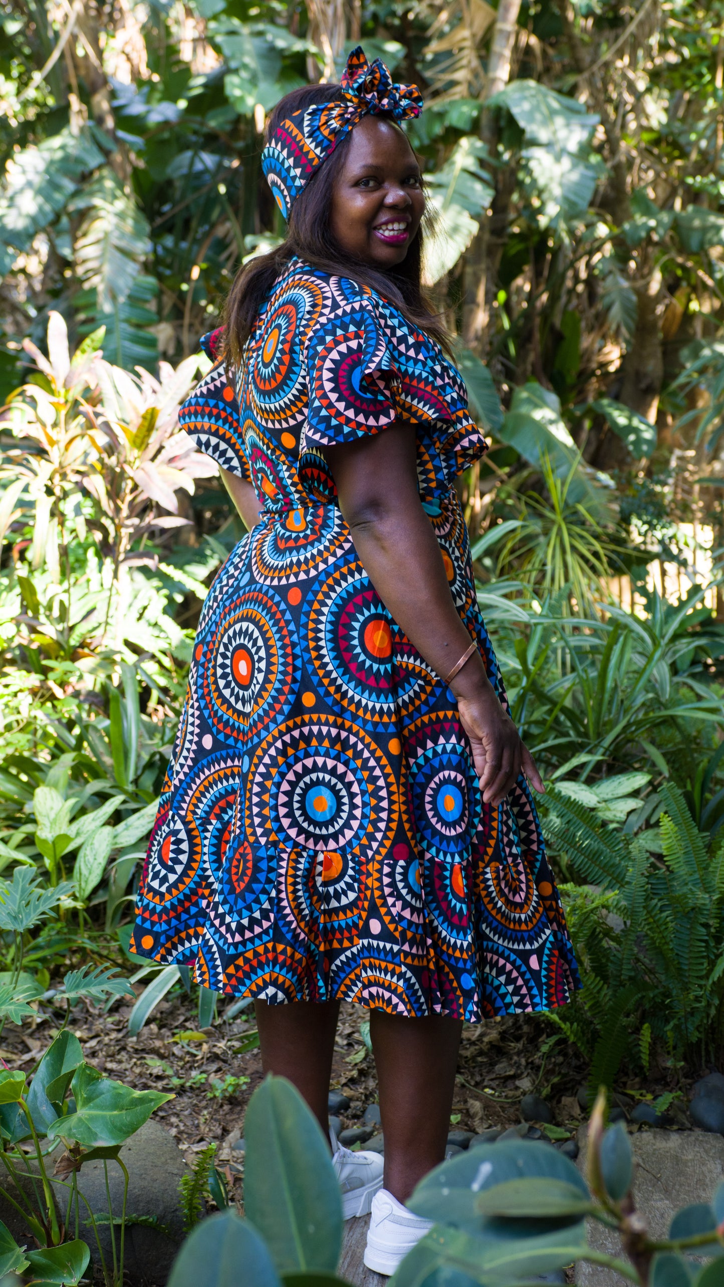 THE PINAFORE WRAP / BARAKA PRINT