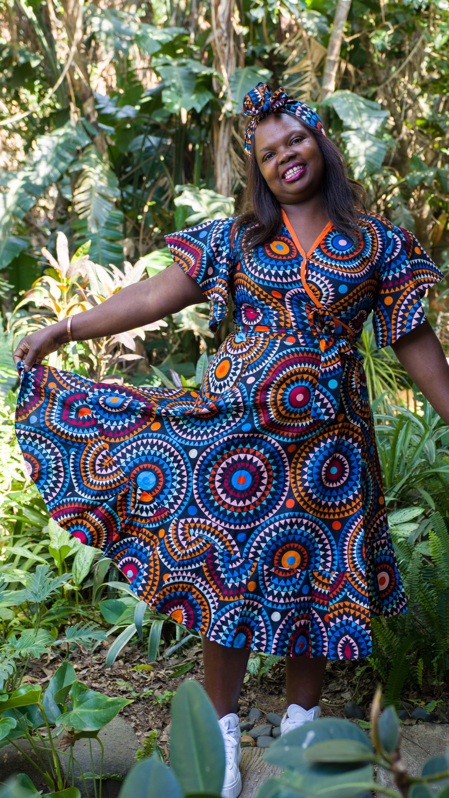 THE PINAFORE WRAP / BARAKA PRINT