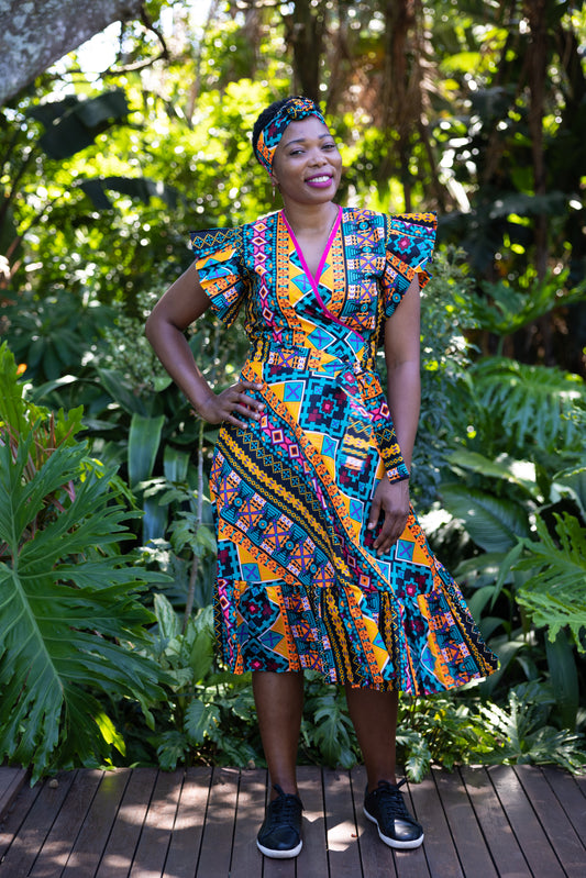 THE UKHWINI WRAP / KENTE PRINT