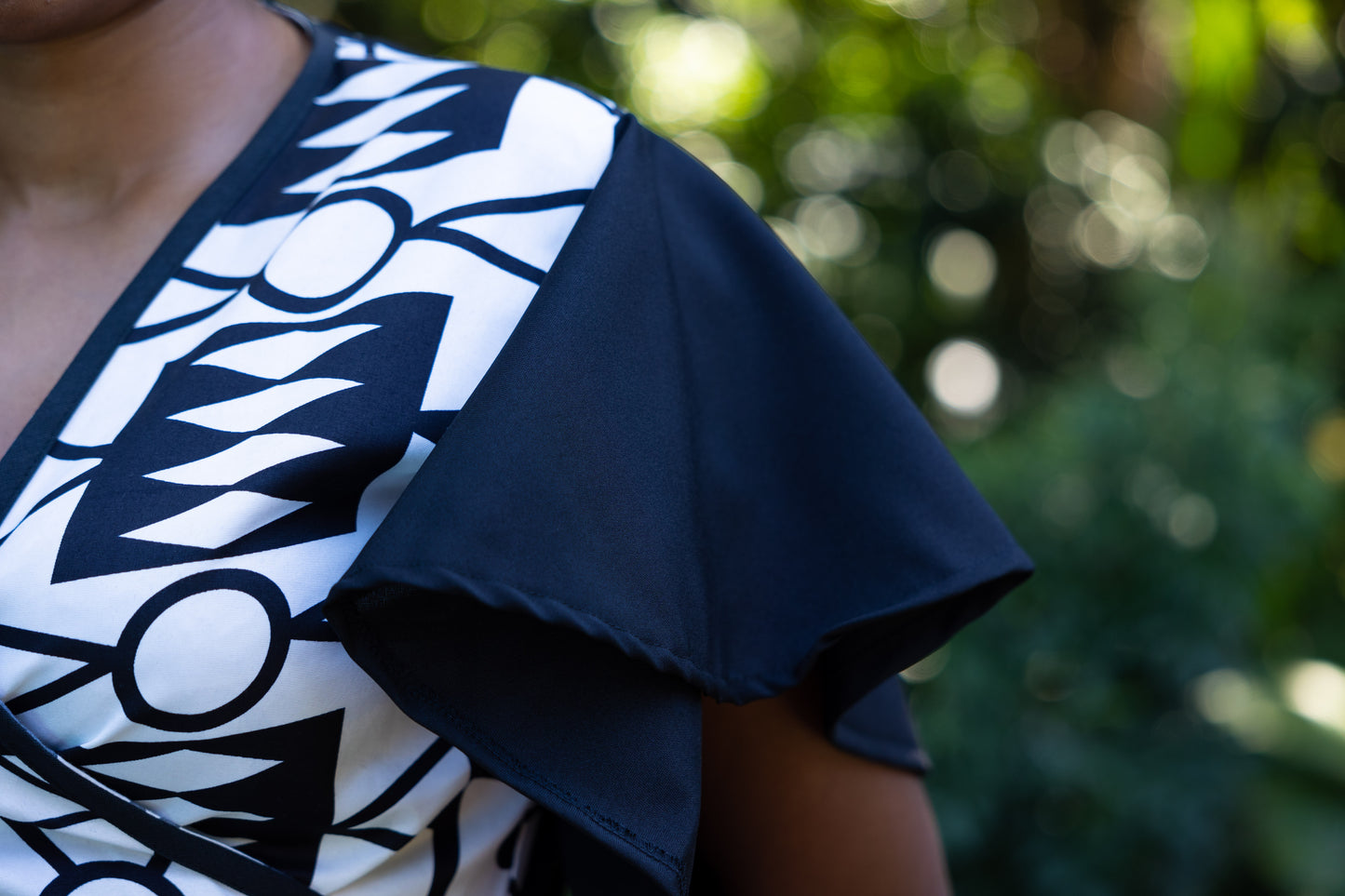 THE PINAFORE WRAP / KUBA PRINT