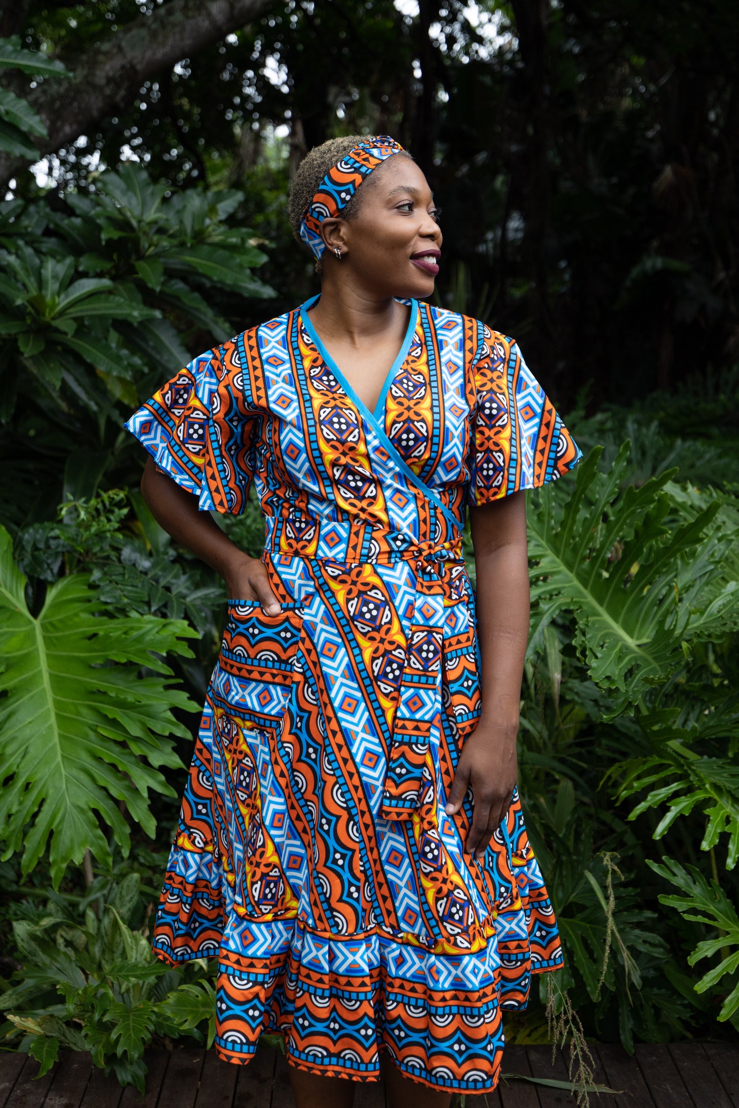 THE PINAFORE WRAP / WEMA PRINT