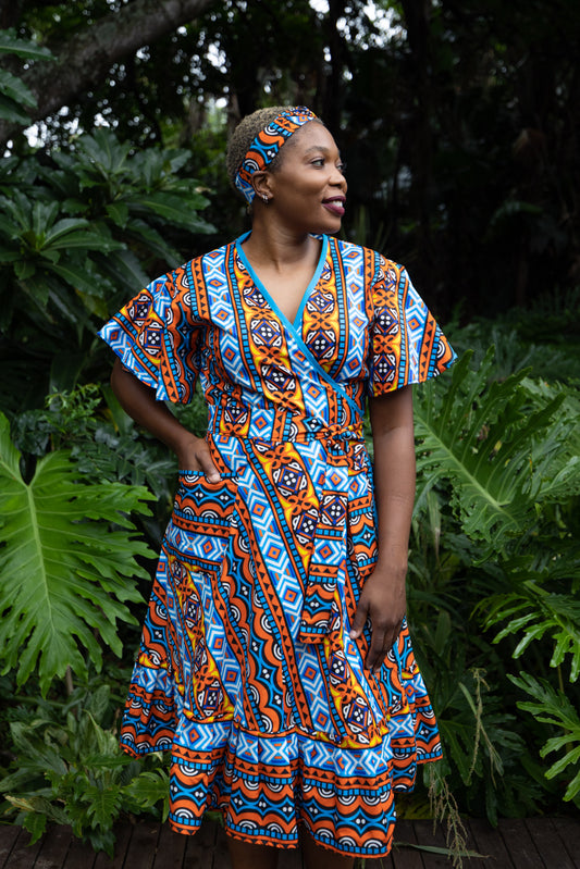 THE PINAFORE WRAP / WEMA PRINT