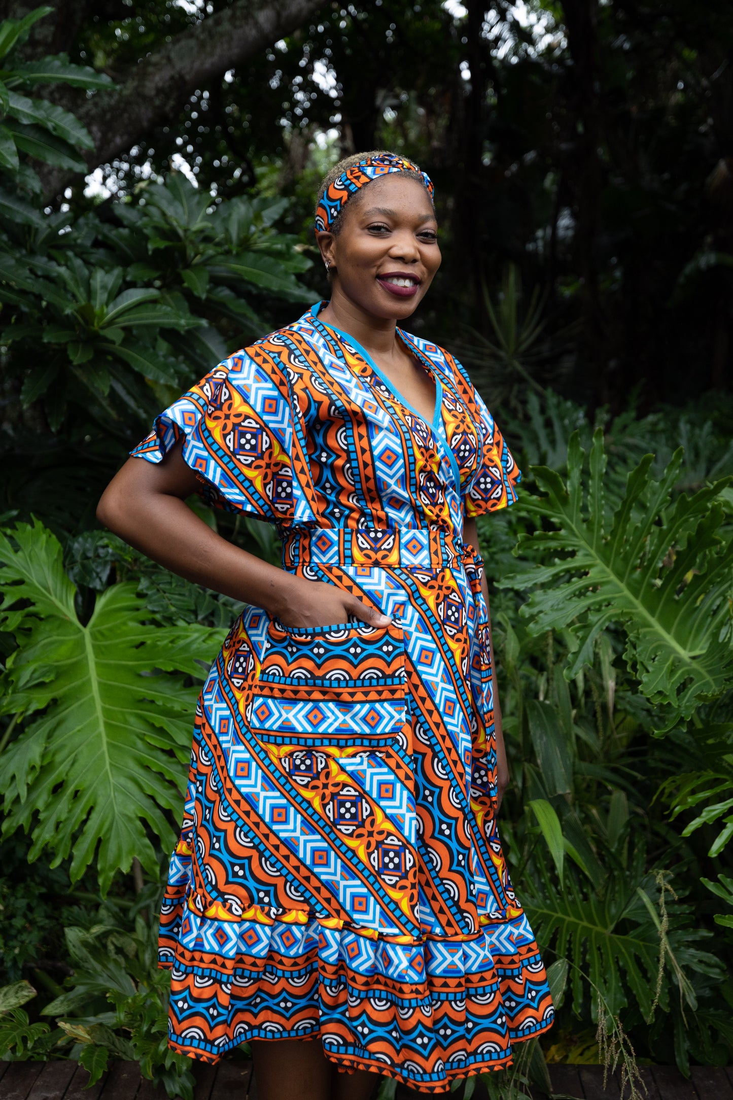 THE PINAFORE WRAP / WEMA PRINT