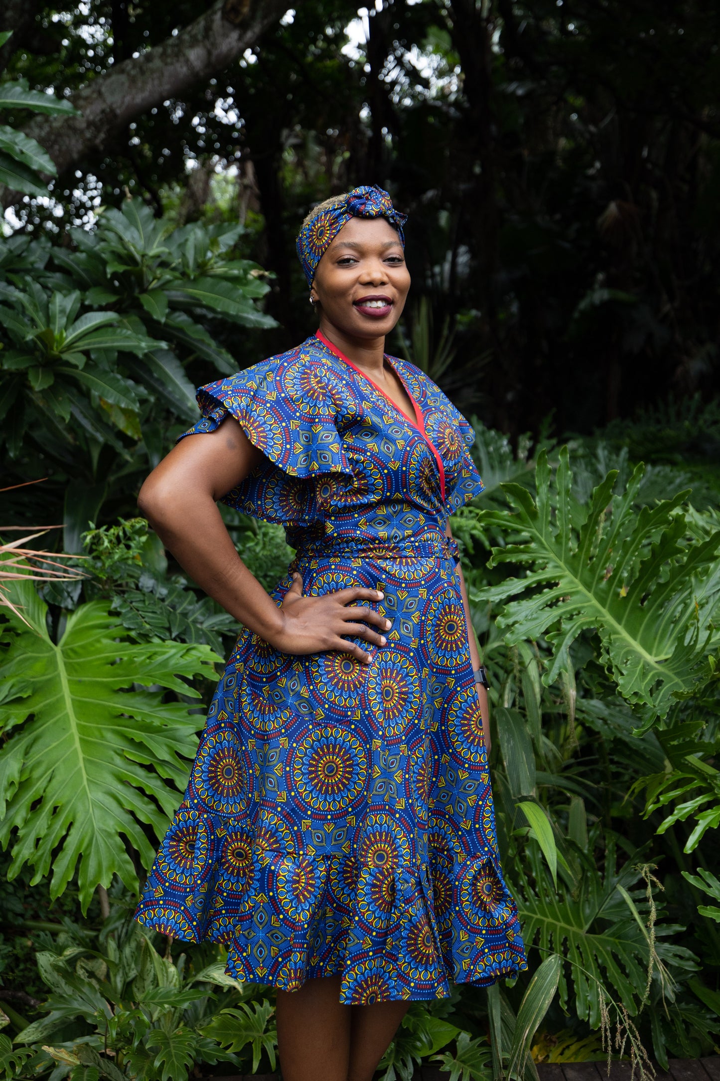 THE PINAFORE WRAP / JABALI PRINT