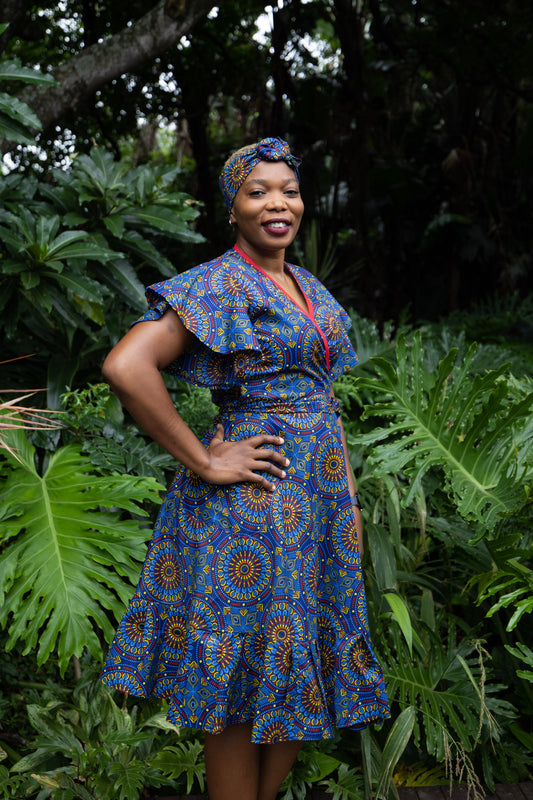 THE PINAFORE WRAP / JABALI PRINT