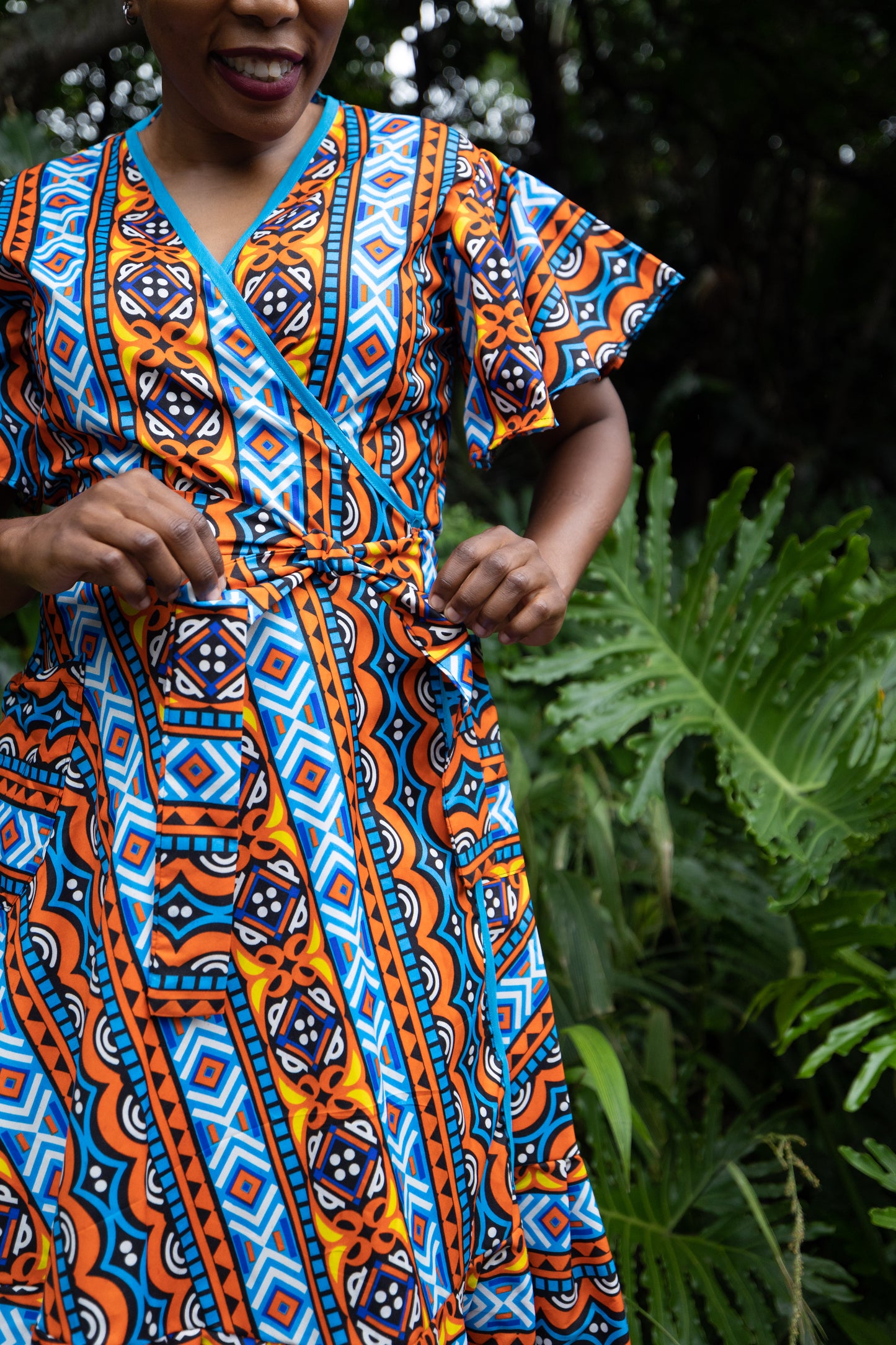 THE PINAFORE WRAP / WEMA PRINT