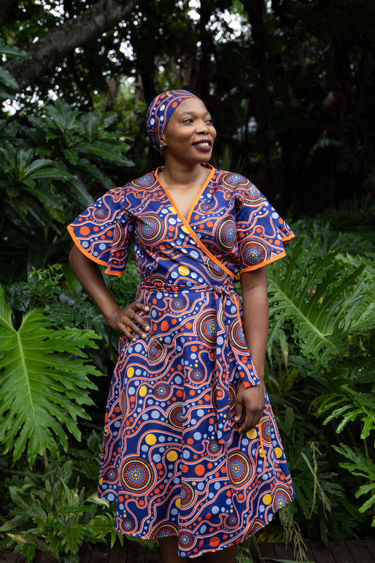 THE NDUMI WRAP / TAZAMA PRINT